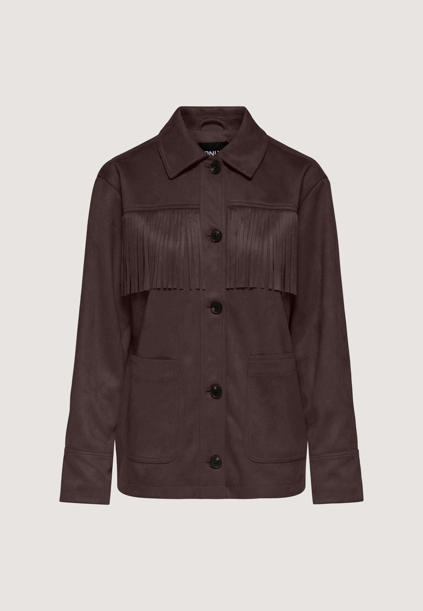 Jackets Only ONLCAROLINA FAUX SUEDE FRINGE JKT CC OTW