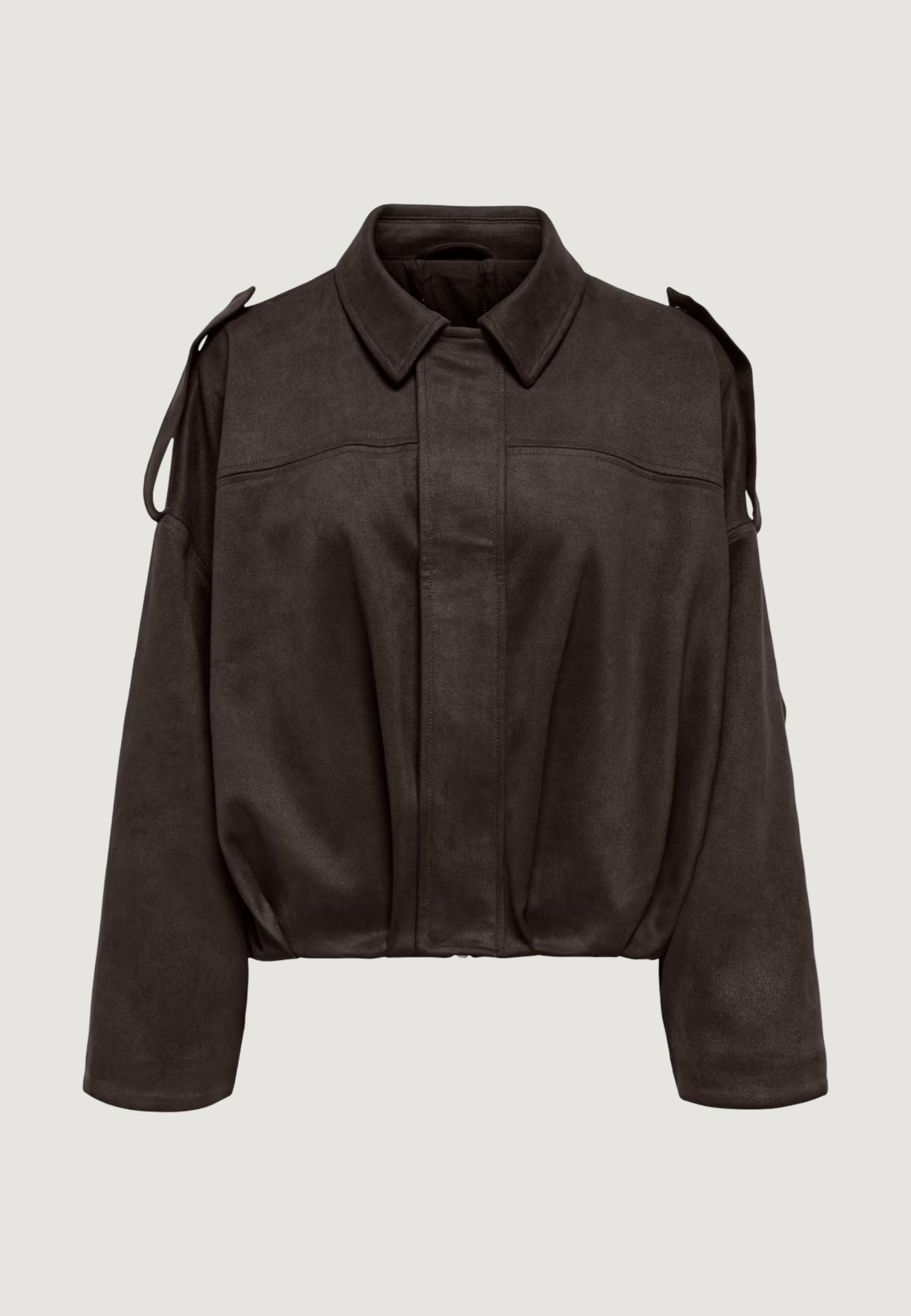 Jackets Only ONLMOON-STINA FAUX SUEDE BOMBER PNT NOOS