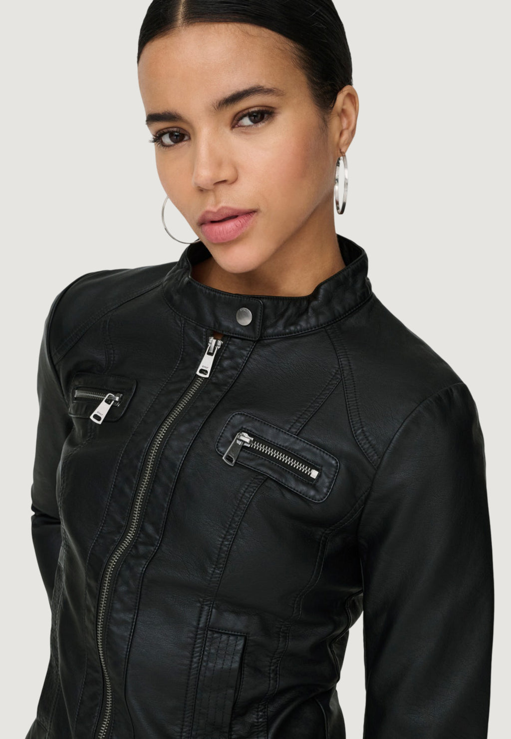 Giacchetto Only BANDIT FAUX LEATHER BIKER NOOS