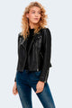 Giacchetto Only ONLGEMMA FAUX LEATHER BIKER OTW NOOS