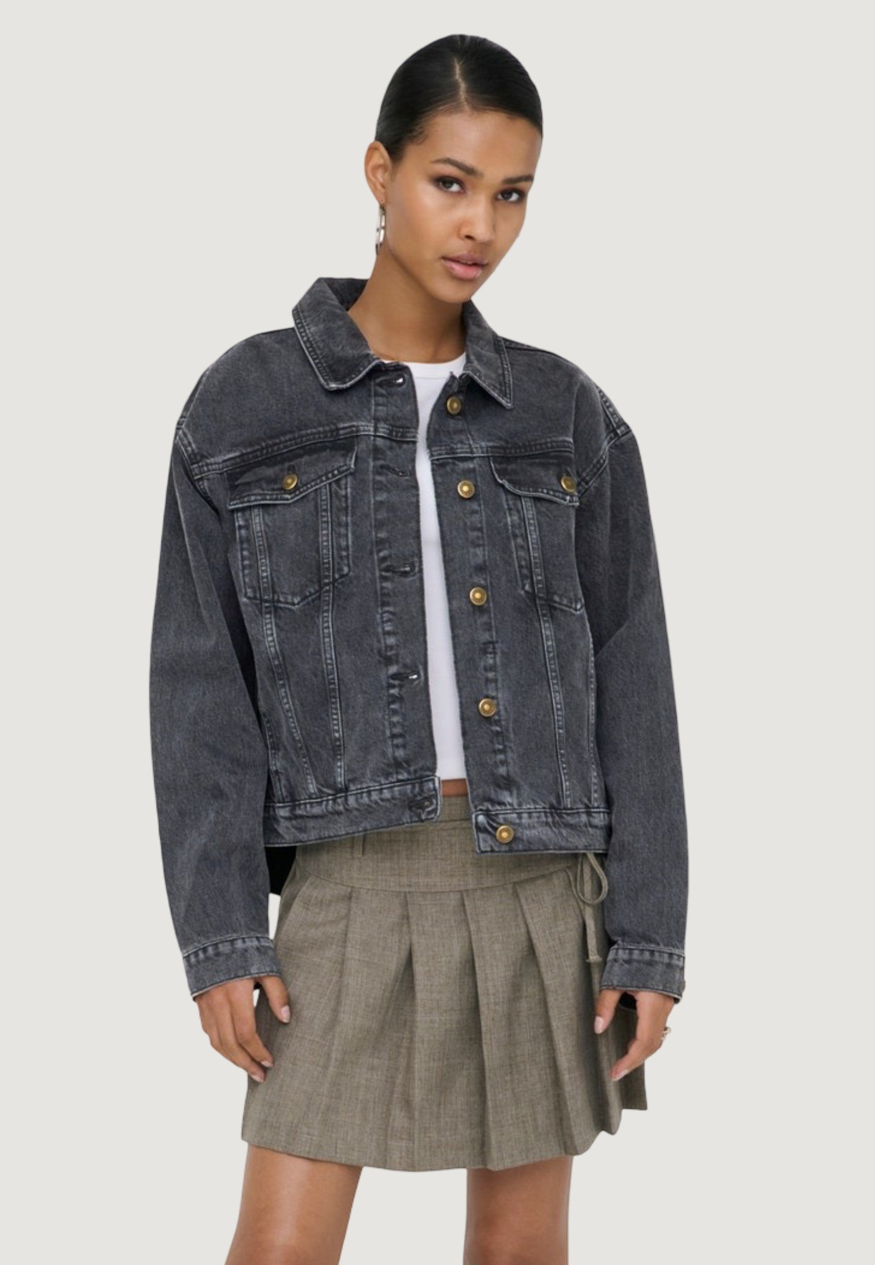 Giacchetto Only Onlharper Ls Boxy Dnm Jkt Sik