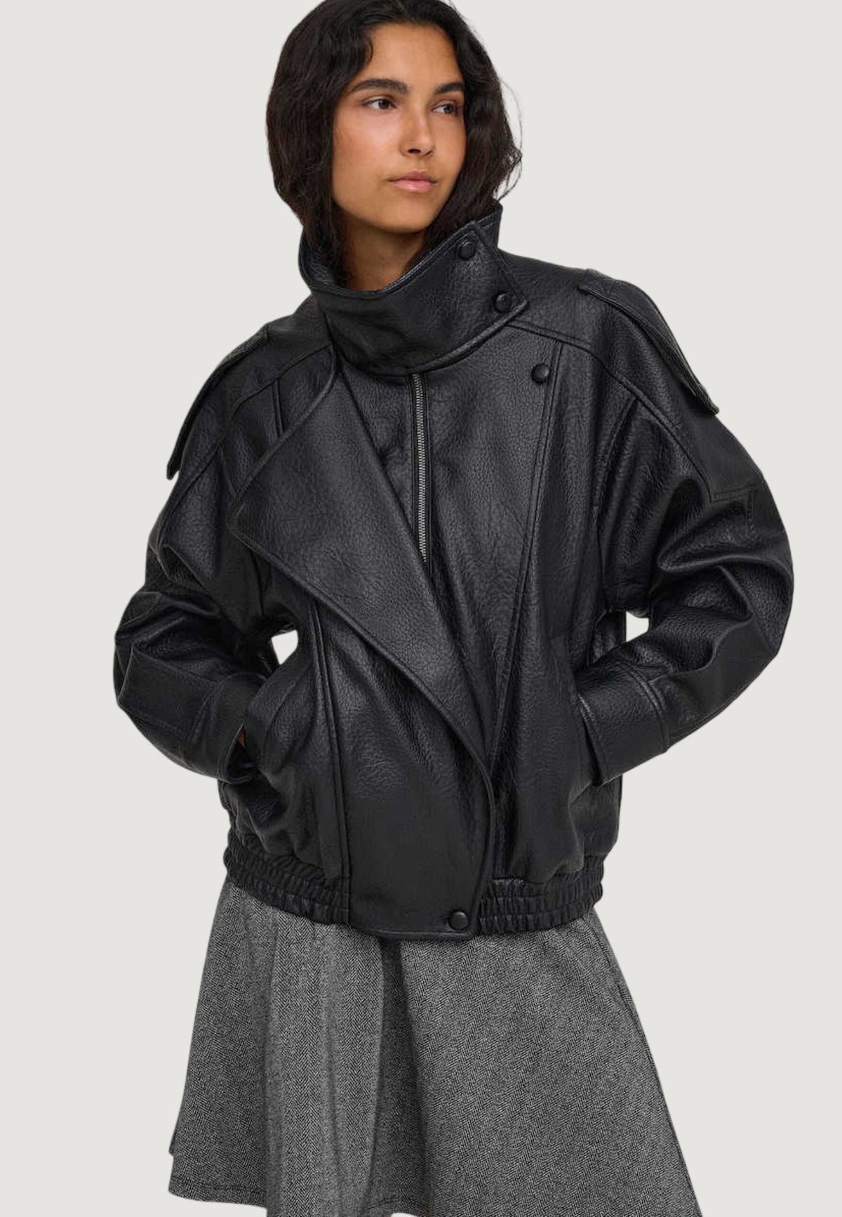 Jackets Only Onlvani L/S Faux Leather Jacket Pnt