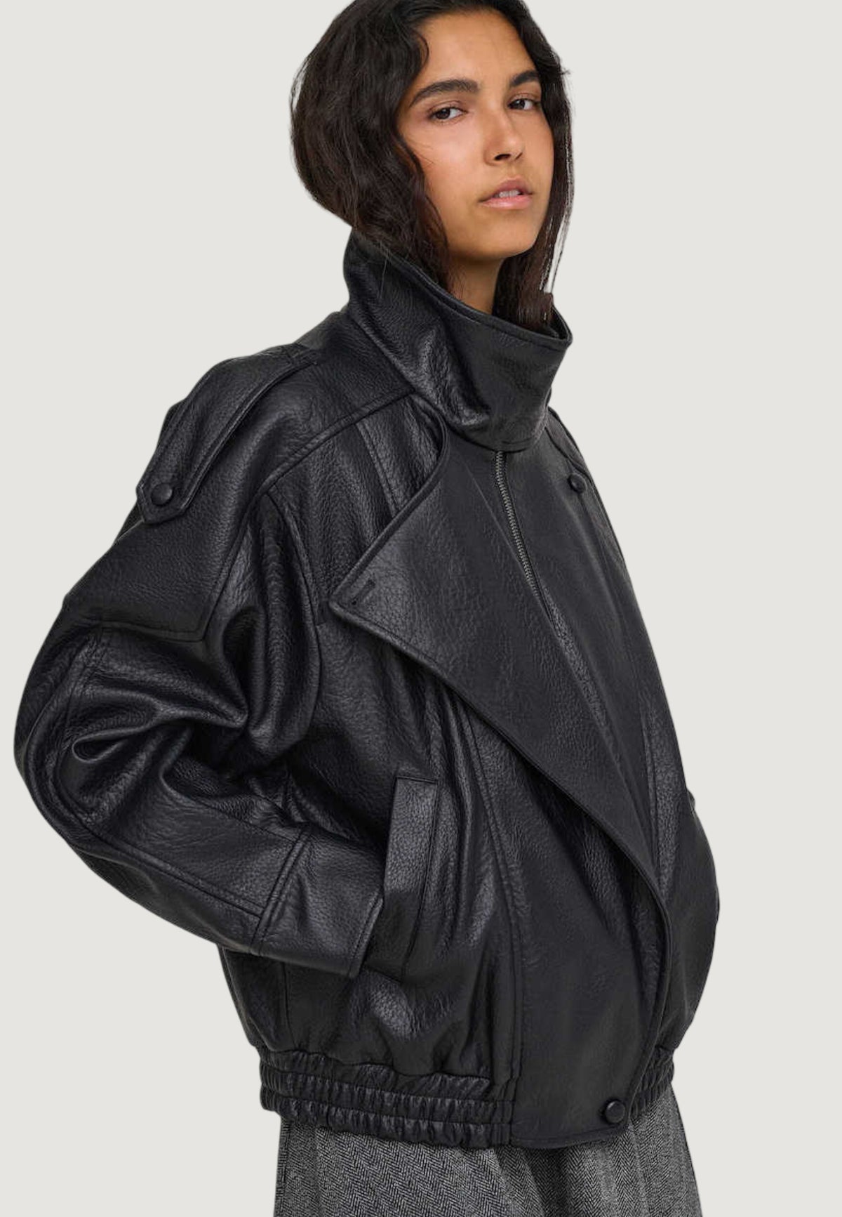 Jackets Only Onlvani L/S Faux Leather Jacket Pnt