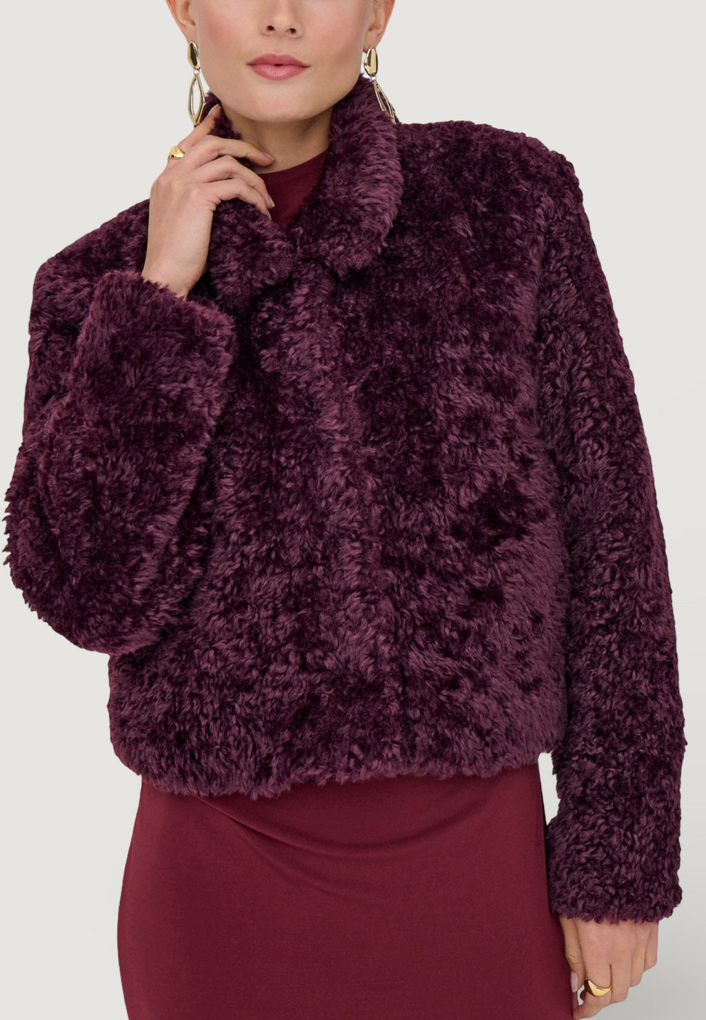 Jackets Only Onlginny Short Teddy Jacket Otw