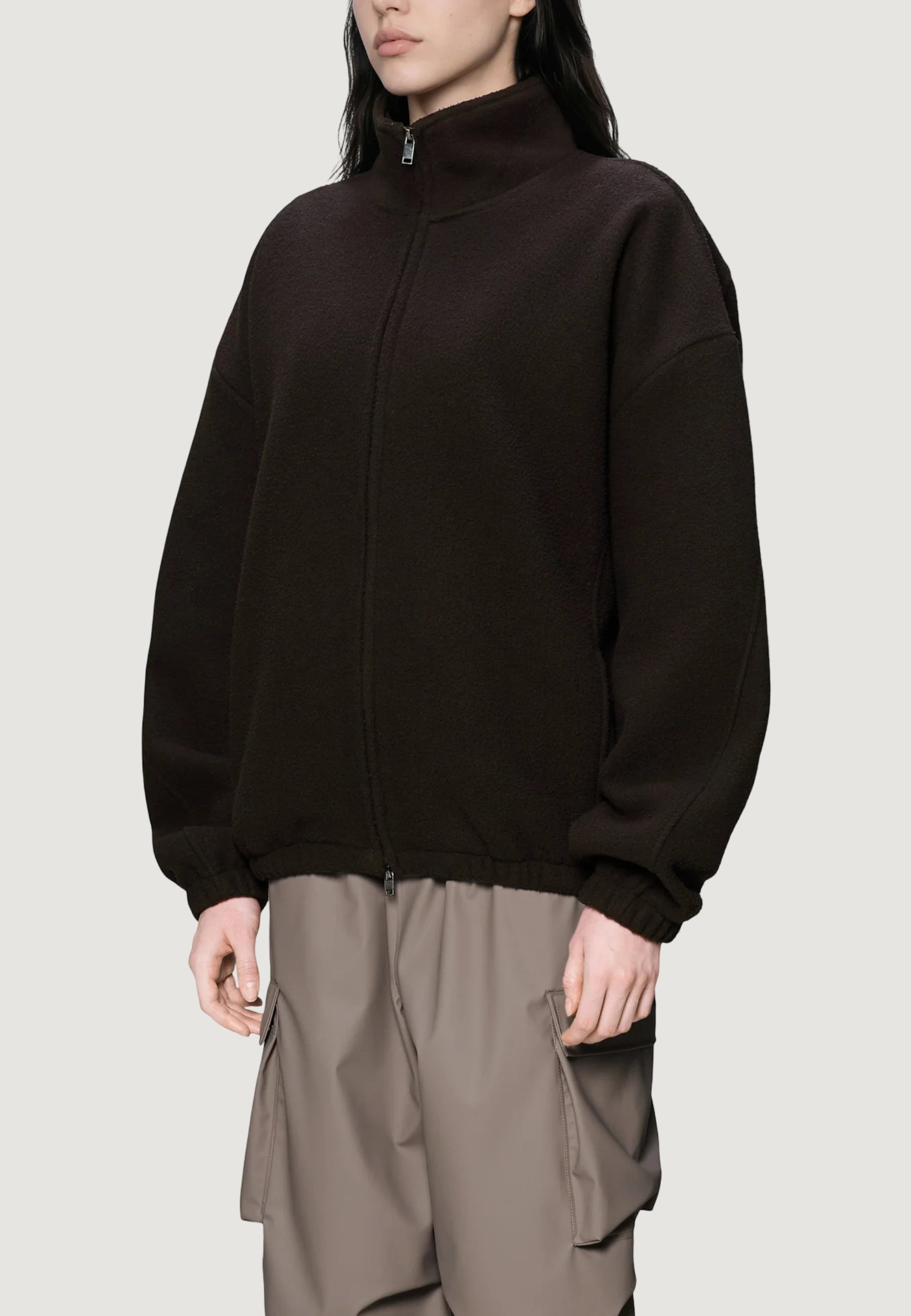 Jacket Rains Fleece Zip Jacket Bark
