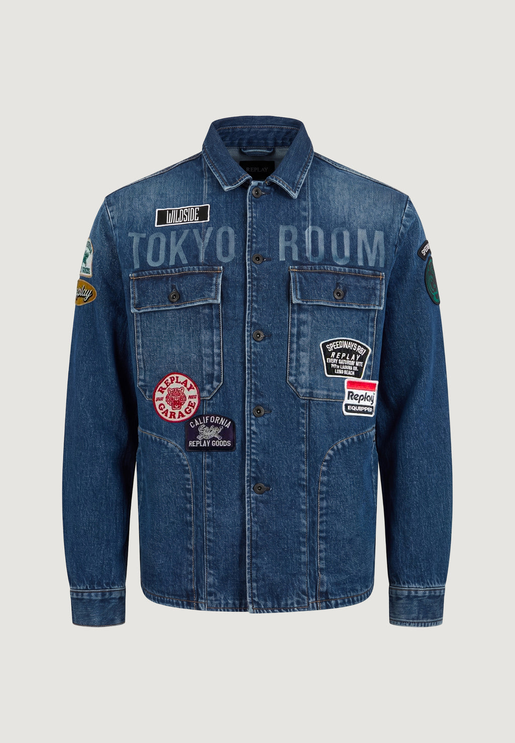 Giacchetto Replay 11 OZ COMFORT BLUE DENIM
