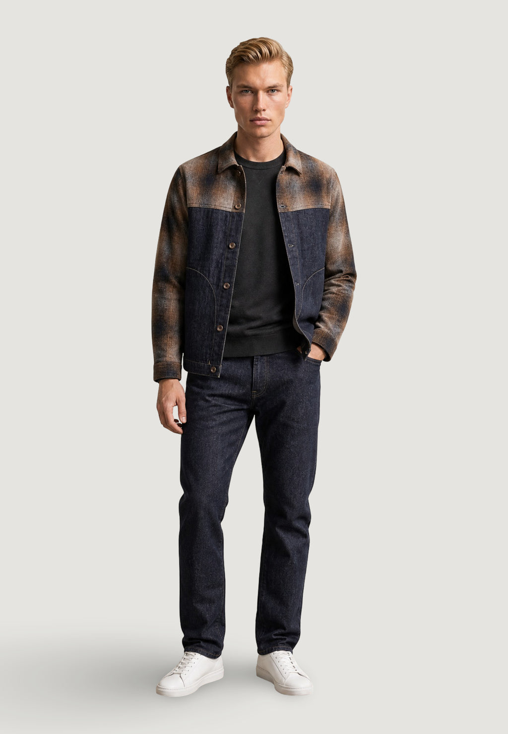 Jacket Replay 12 OZ RECYCLED INDIGO COTTON DENIM