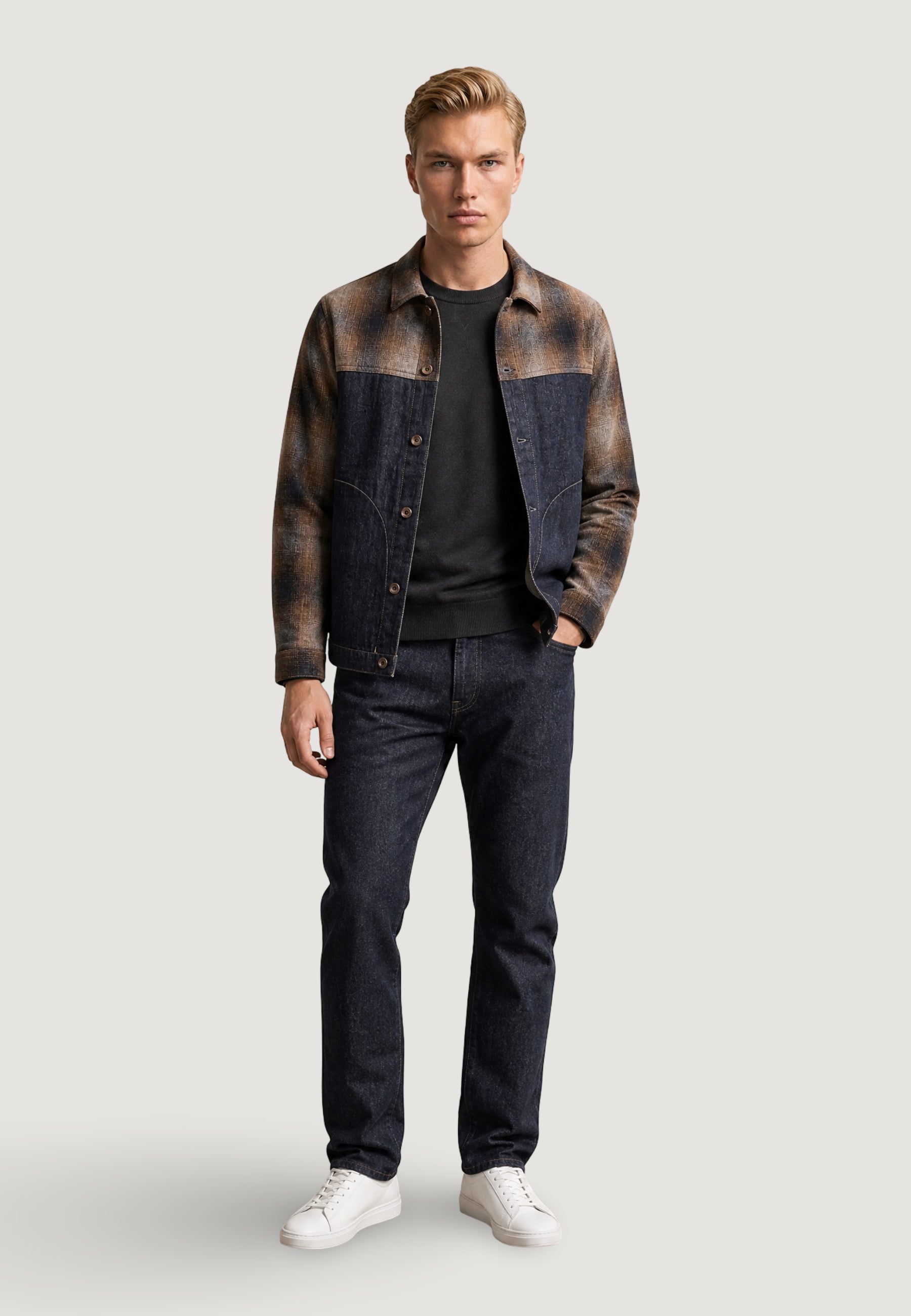 Jacket Replay 12 OZ RECYCLED INDIGO COTTON DENIM