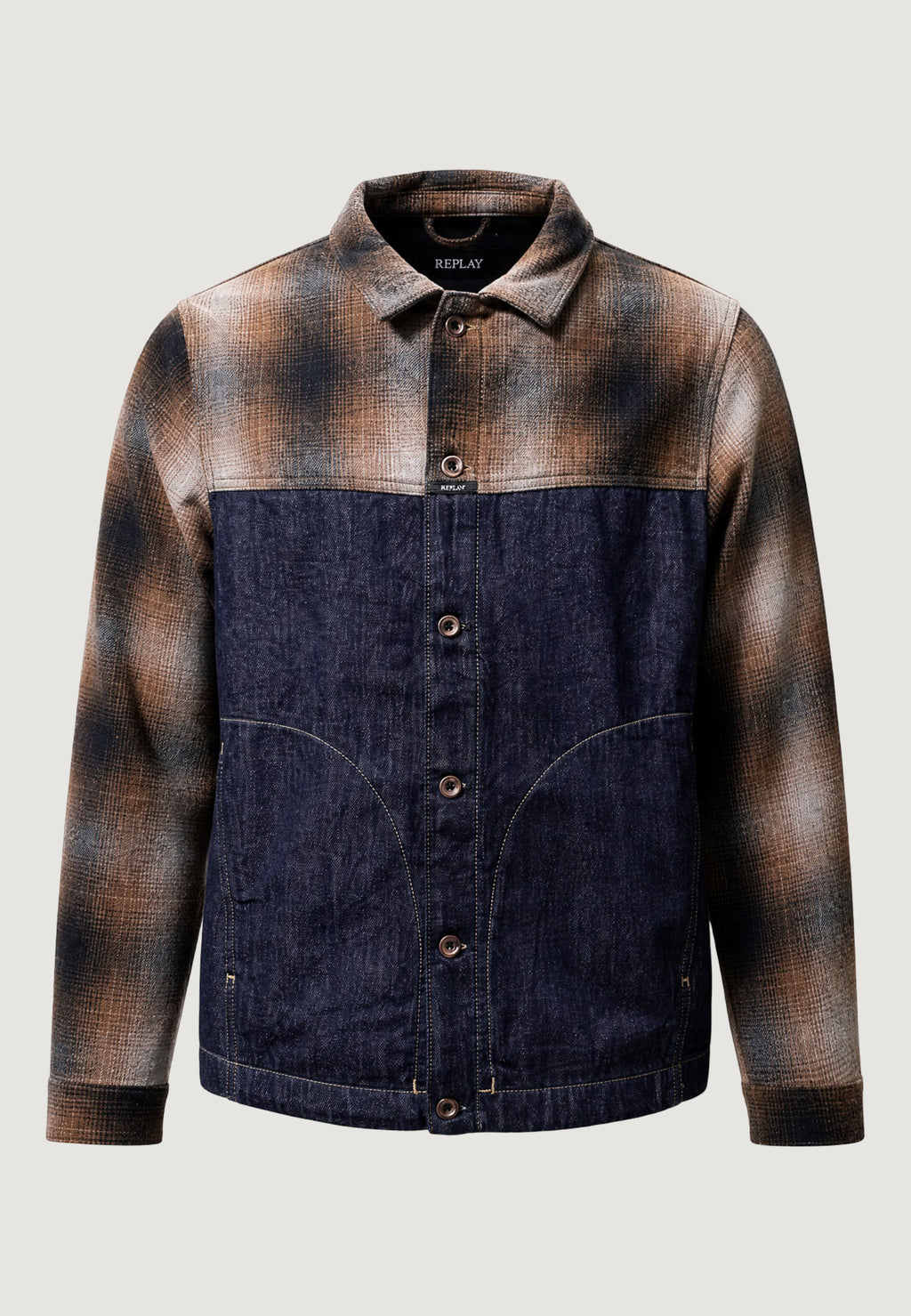 Jacket Replay 12 OZ RECYCLED INDIGO COTTON DENIM
