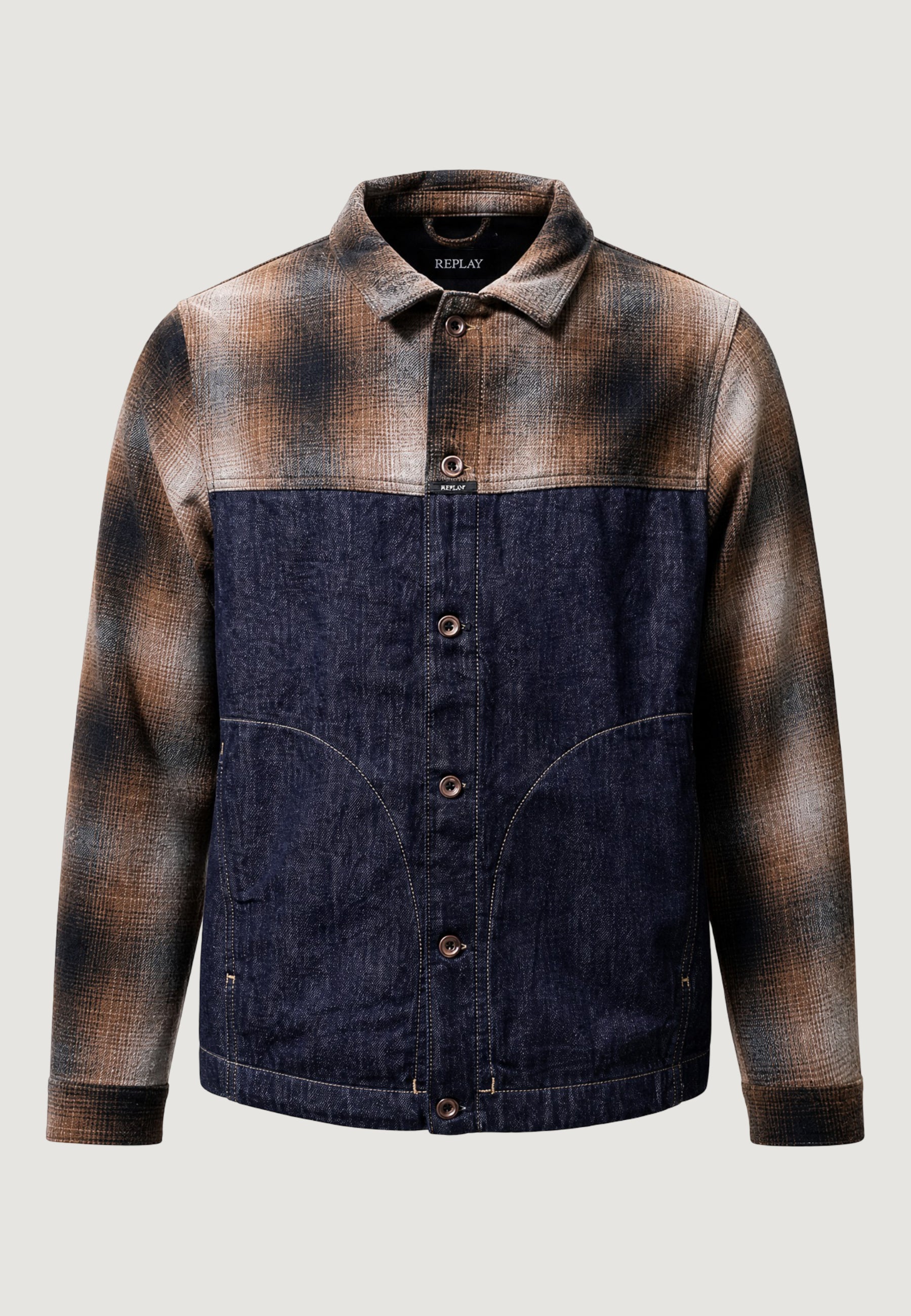 Jacket Replay 12 OZ RECYCLED INDIGO COTTON DENIM