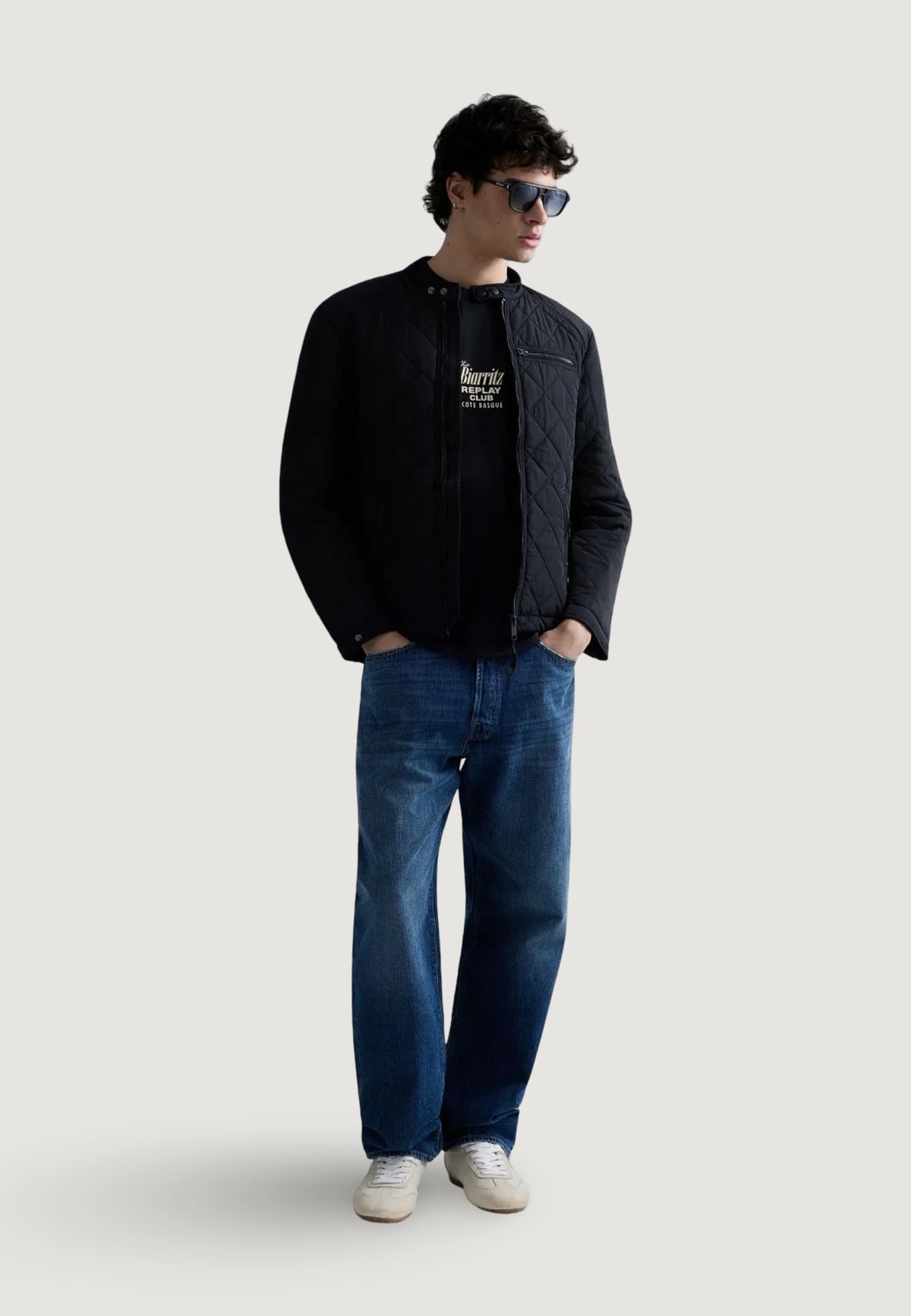 Jacket Replay POLY OXFORD