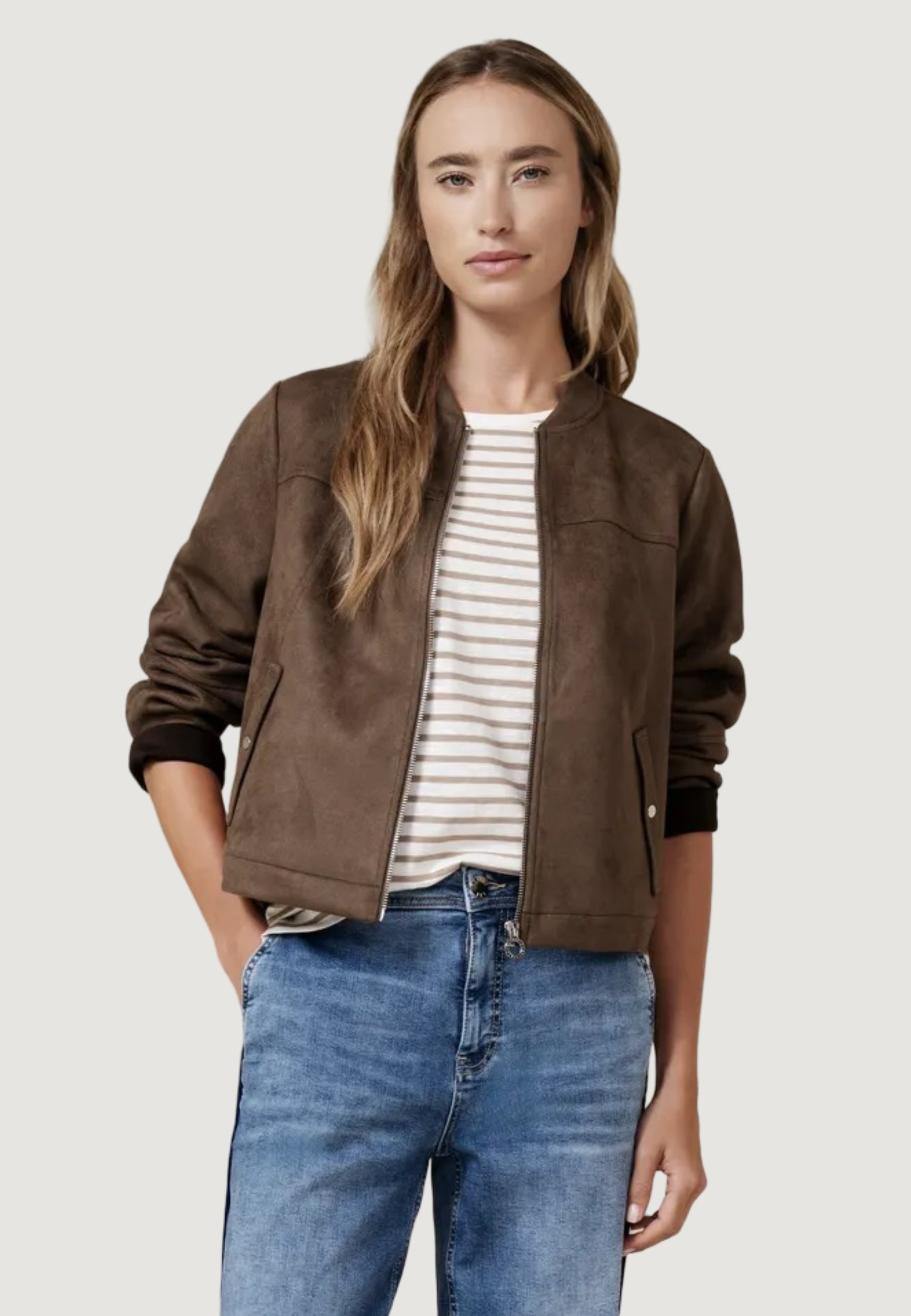 Giacchetto Street One Short Velours Jkt w.