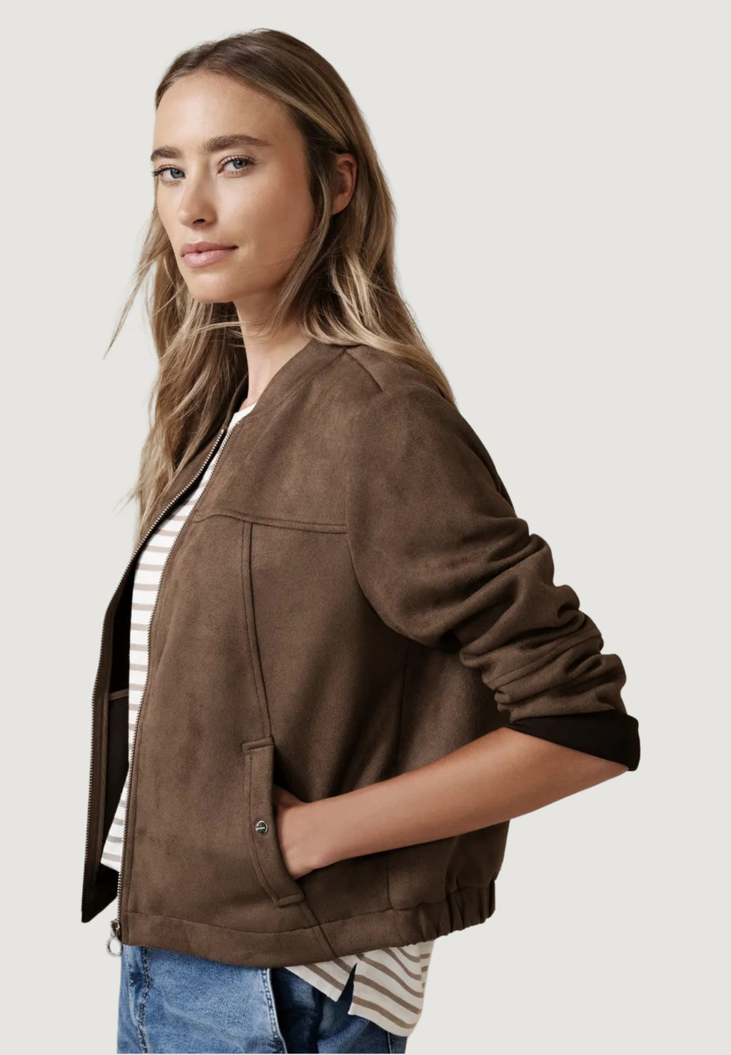 Giacchetto Street One Short Velours Jkt w.