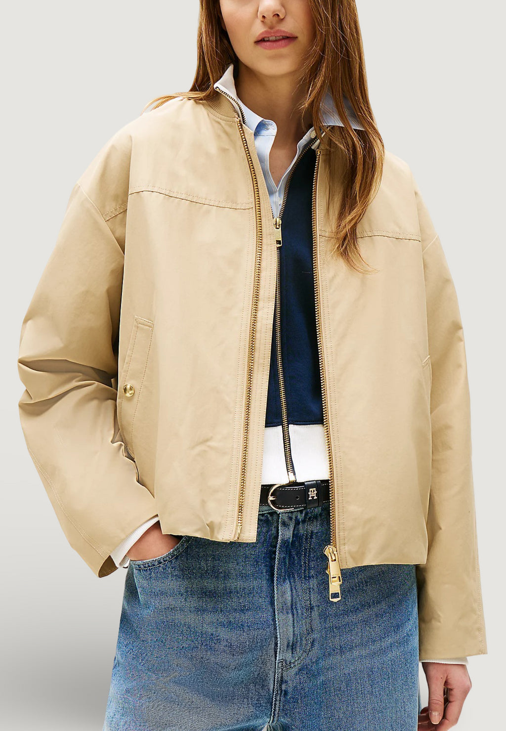 Giacchetto Tommy Hilfiger COTTON NYLON REG BOM