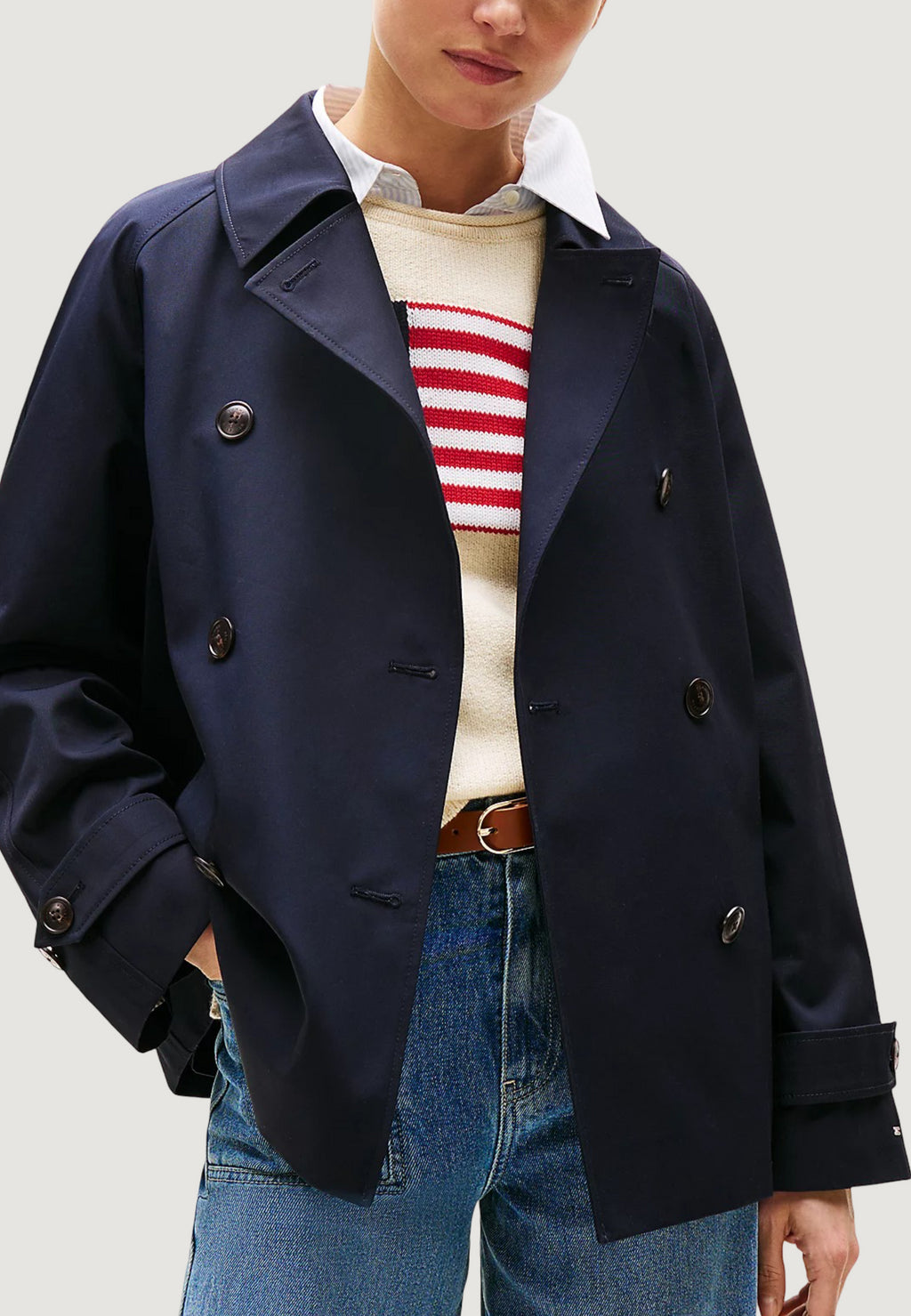 Giacchetto Tommy Hilfiger COTTON REG SHORT TRE