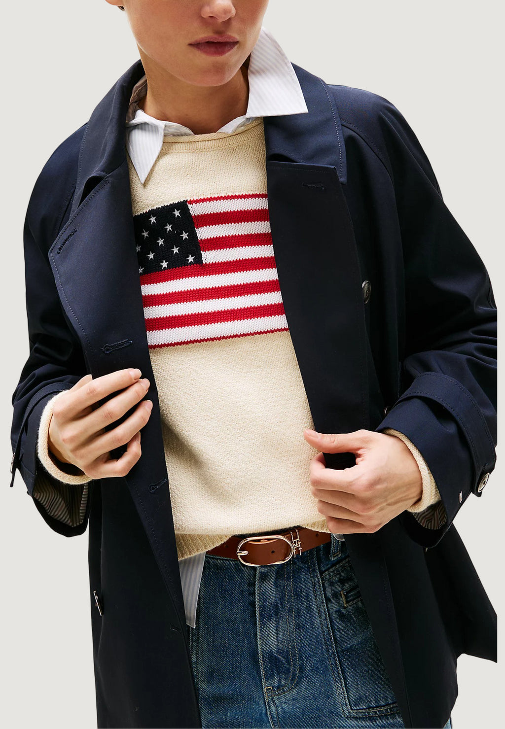 Giacchetto Tommy Hilfiger COTTON REG SHORT TRE