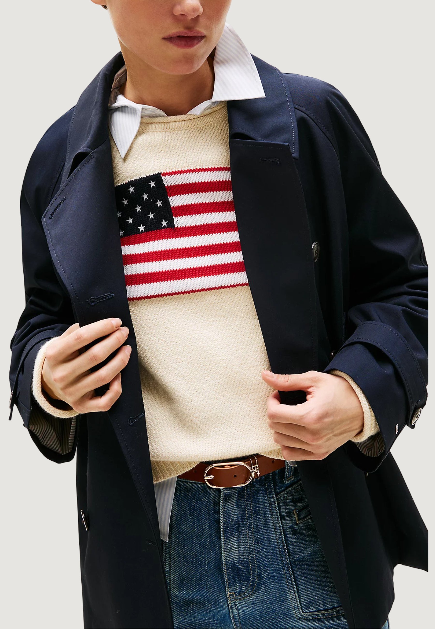 Giacchetto Tommy Hilfiger COTTON REG SHORT TRE