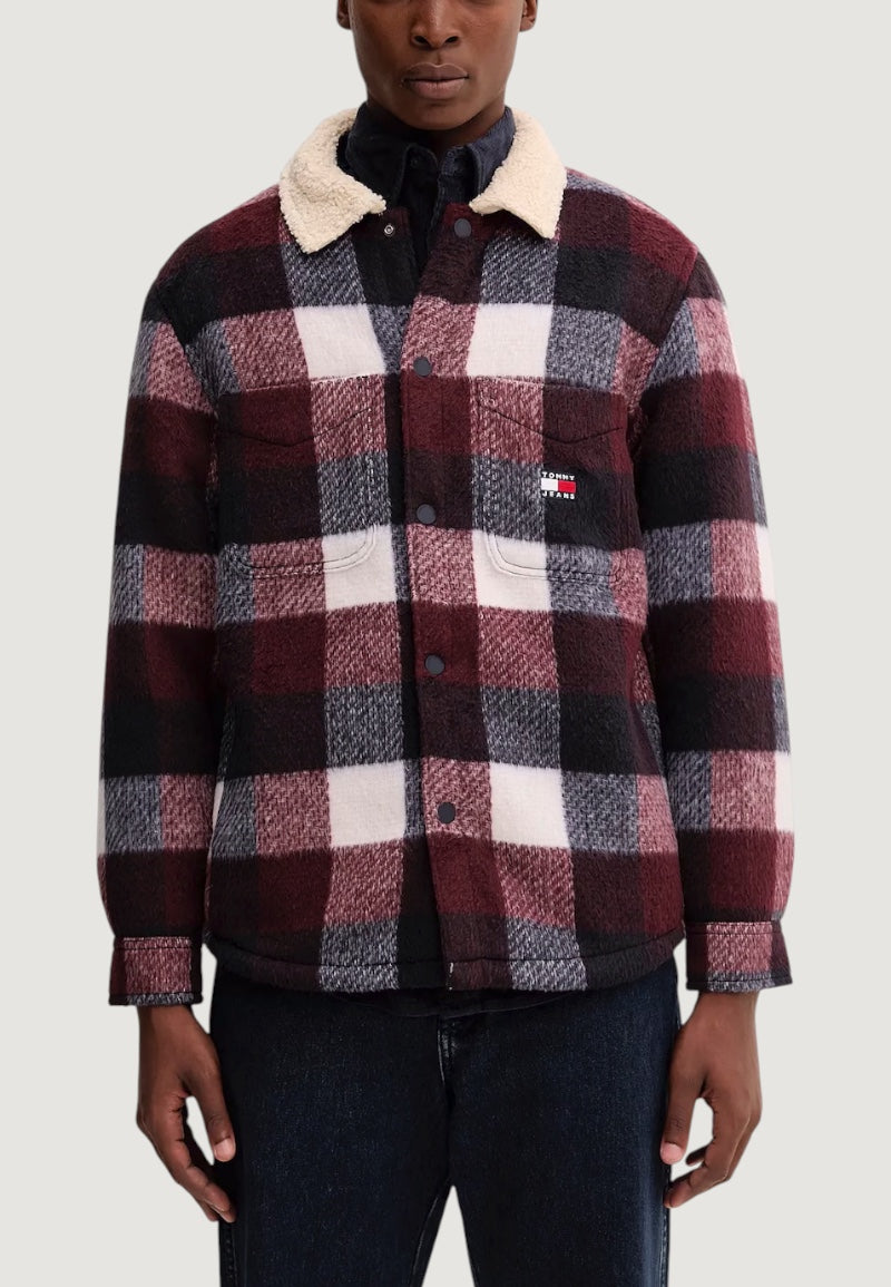 Jacket Tommy Hilfiger Jeans TJM CHECK TEDDY OVER