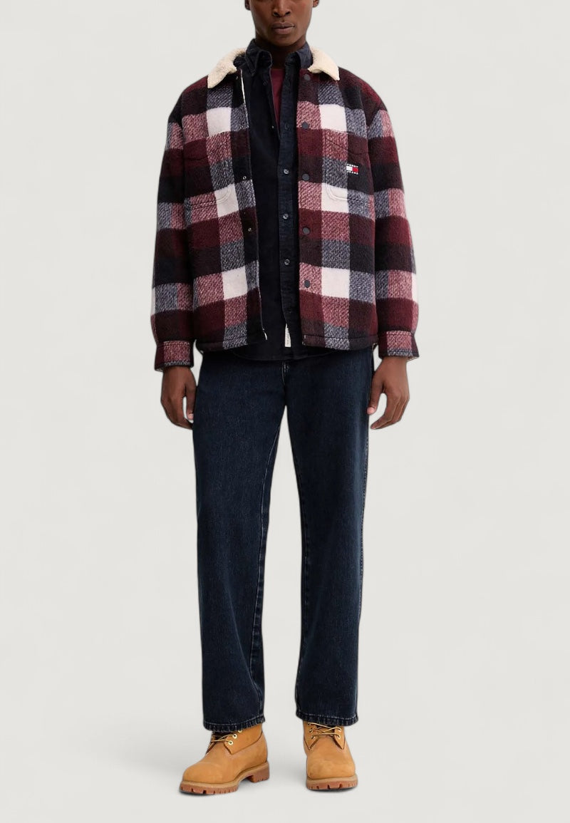 Jacket Tommy Hilfiger Jeans TJM CHECK TEDDY OVER