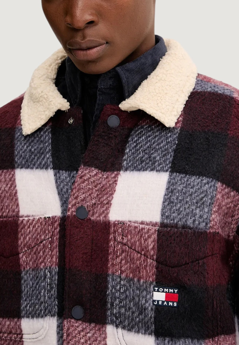 Jacket Tommy Hilfiger Jeans TJM CHECK TEDDY OVER