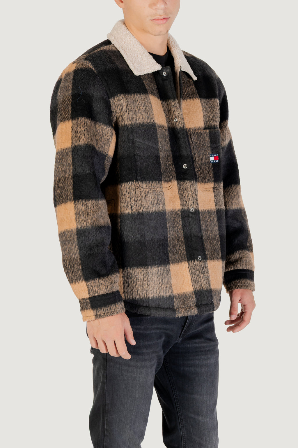 Jacket Tommy Hilfiger Jeans TJM CHECK TEDDY OVER