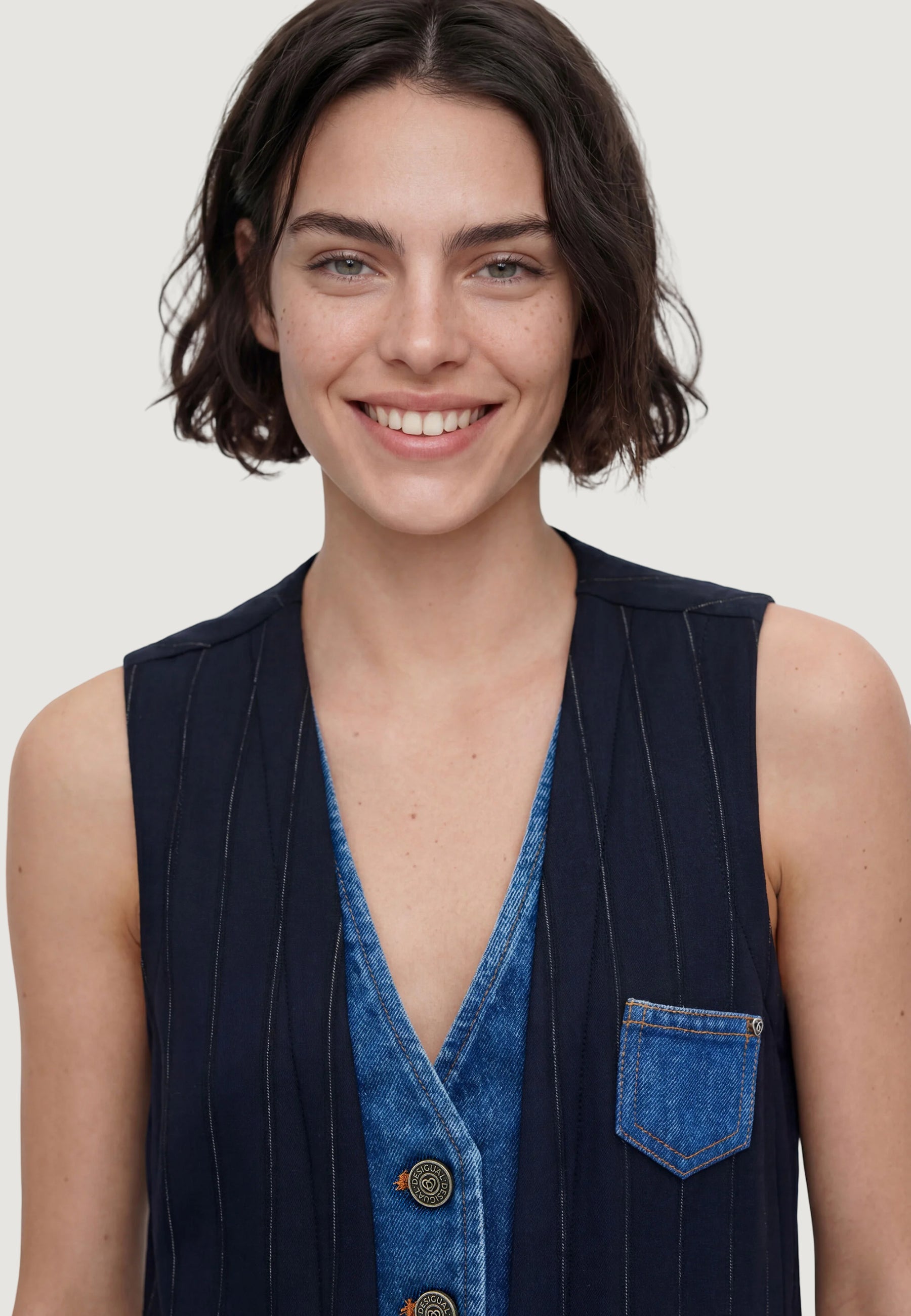 Gilet da completo Desigual CHALECO_DIPLO_DOBLE