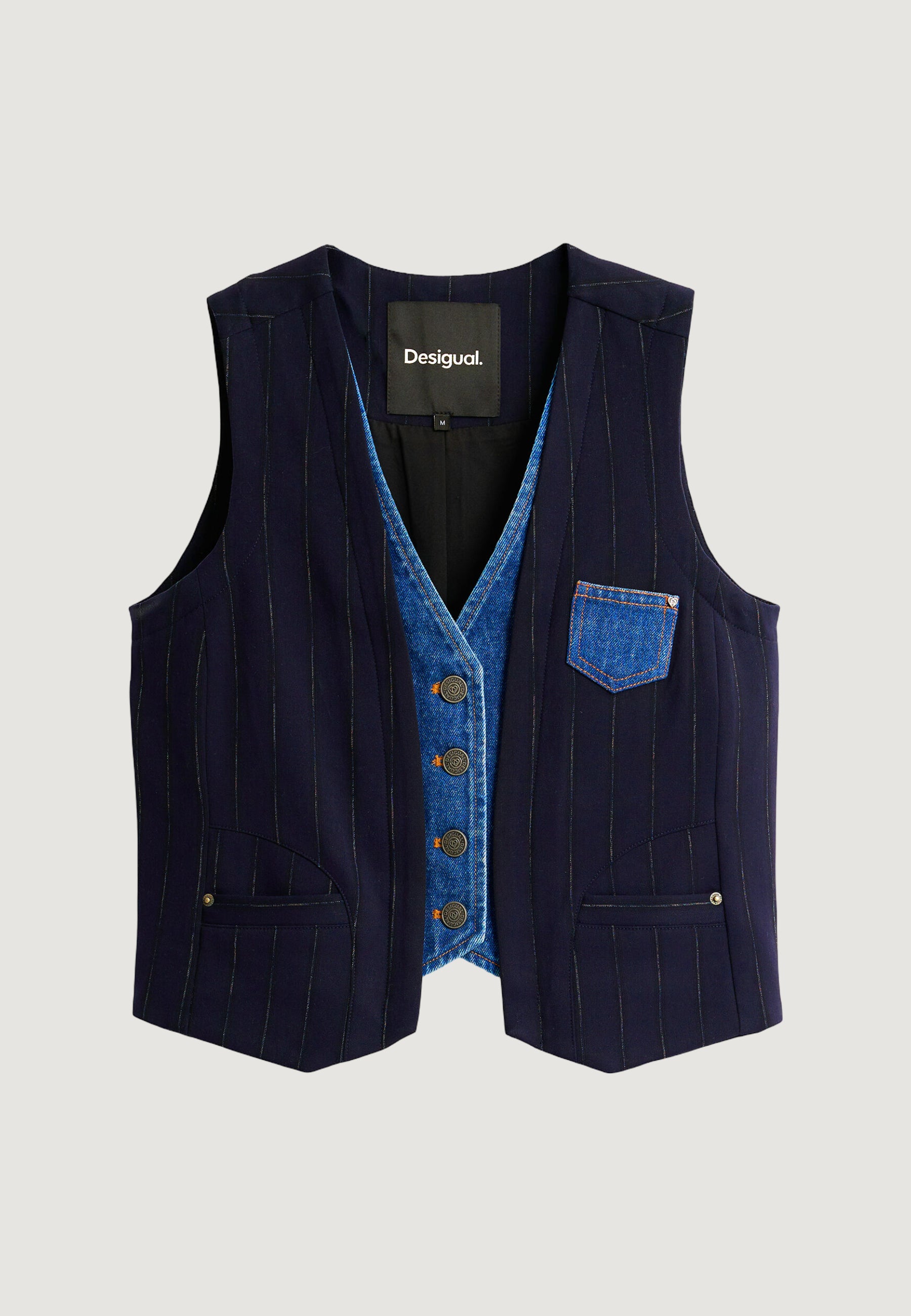 Gilet da completo Desigual CHALECO_DIPLO_DOBLE