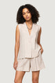 Waistcoats I am Gilet Viscosa Lino