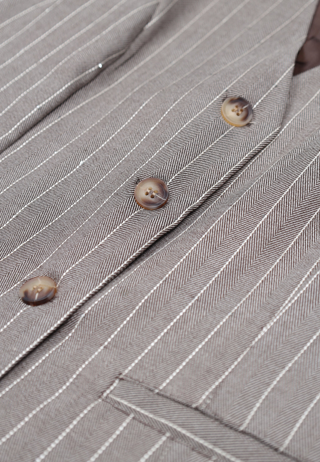 Waistcoats I am Gilet Poliestere Gessato