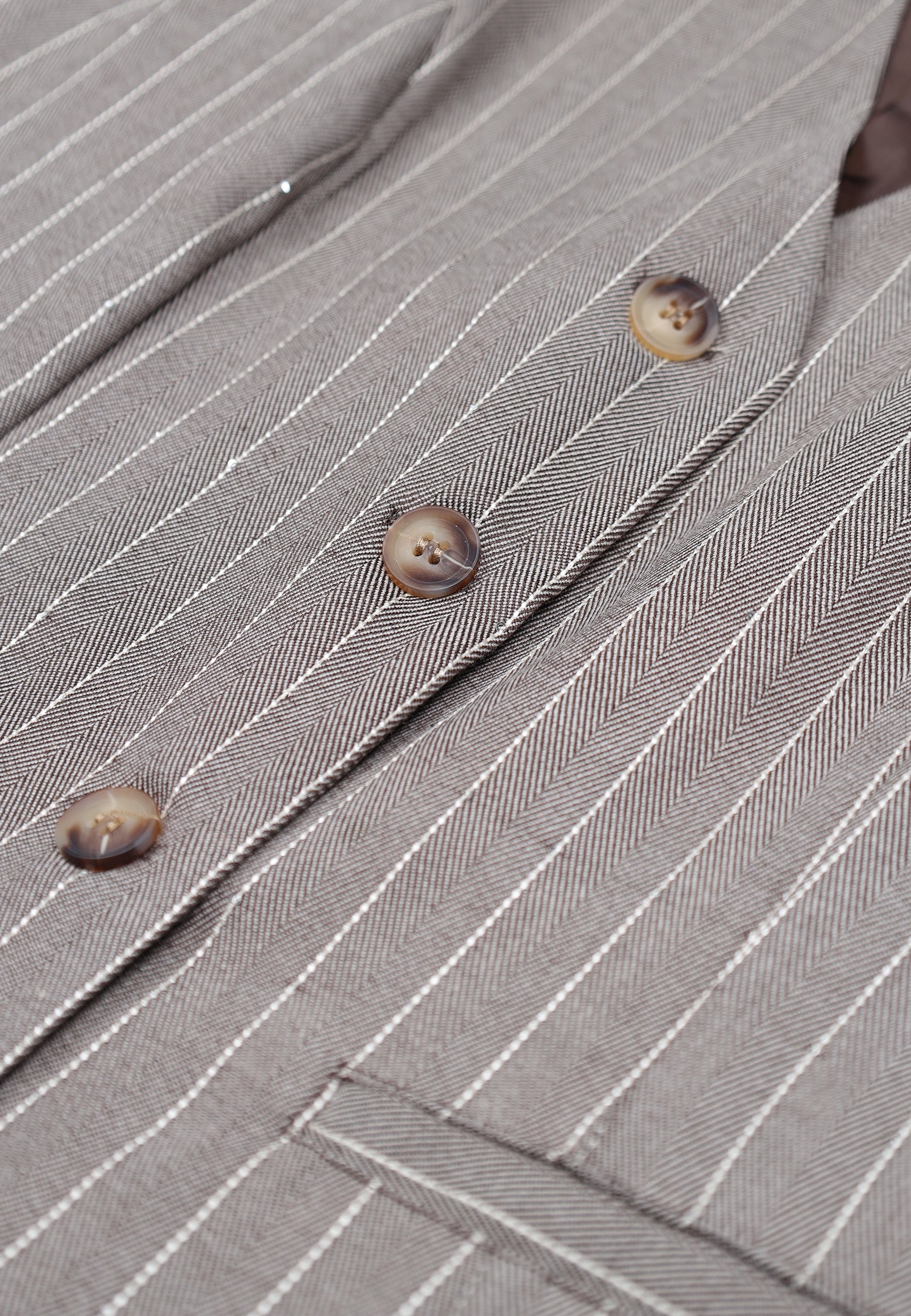 Waistcoats I am Gilet Poliestere Gessato