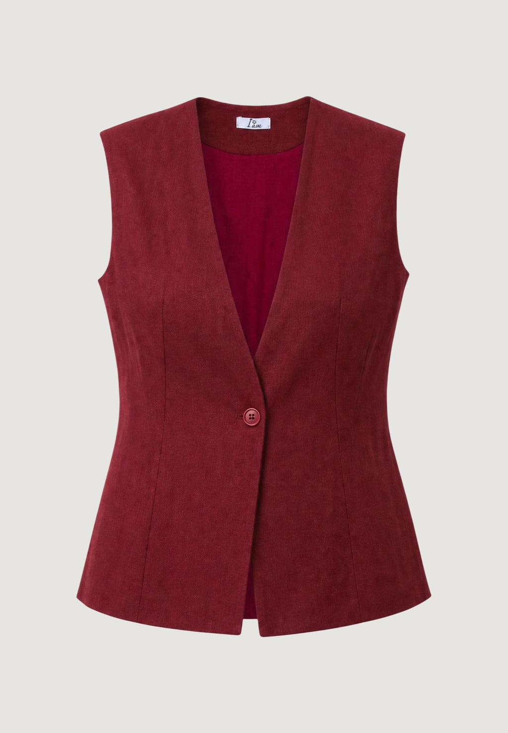 Gilet da completo I am Gilet Viscosa Lino