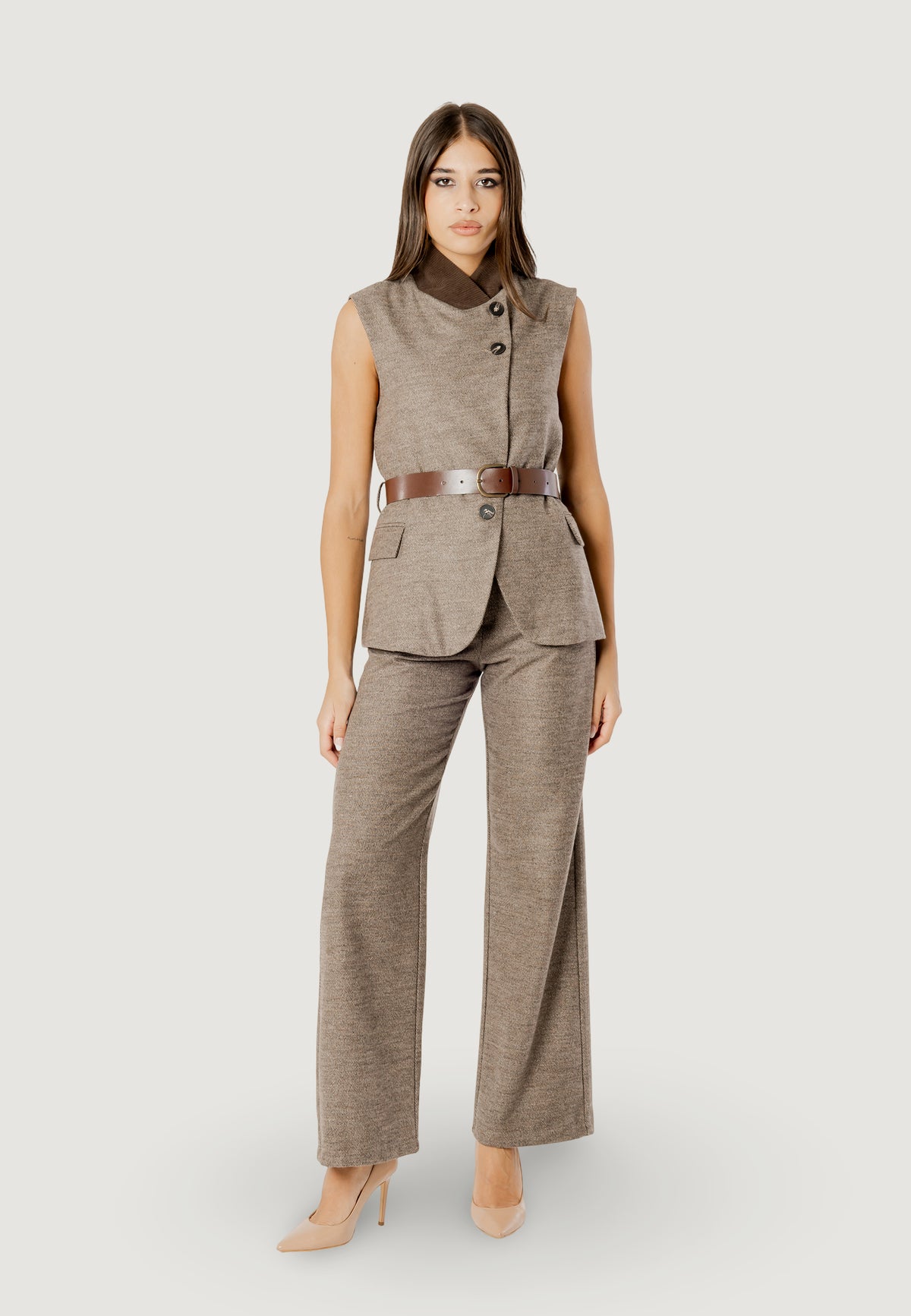 Gilet da completo I am HUDSON GRISAGLIA WAISTCOAT