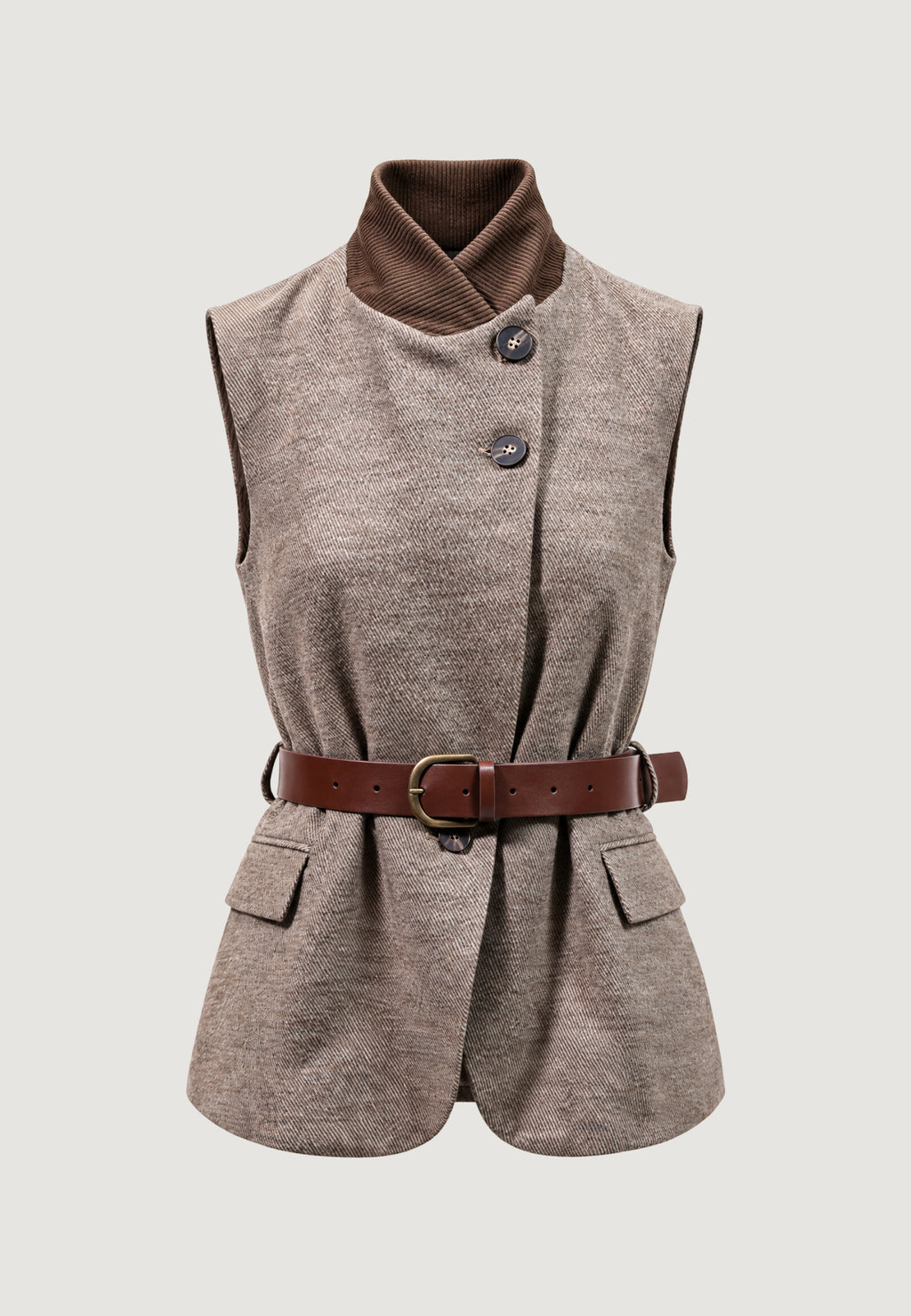 Gilet da completo I am HUDSON GRISAGLIA WAISTCOAT