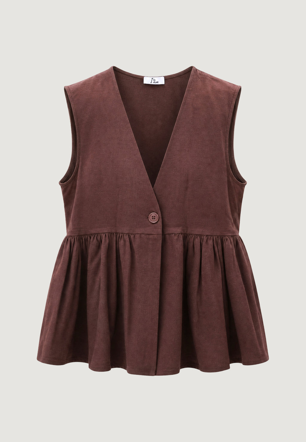 Gilet da completo I am Gilet Lino Bottoni