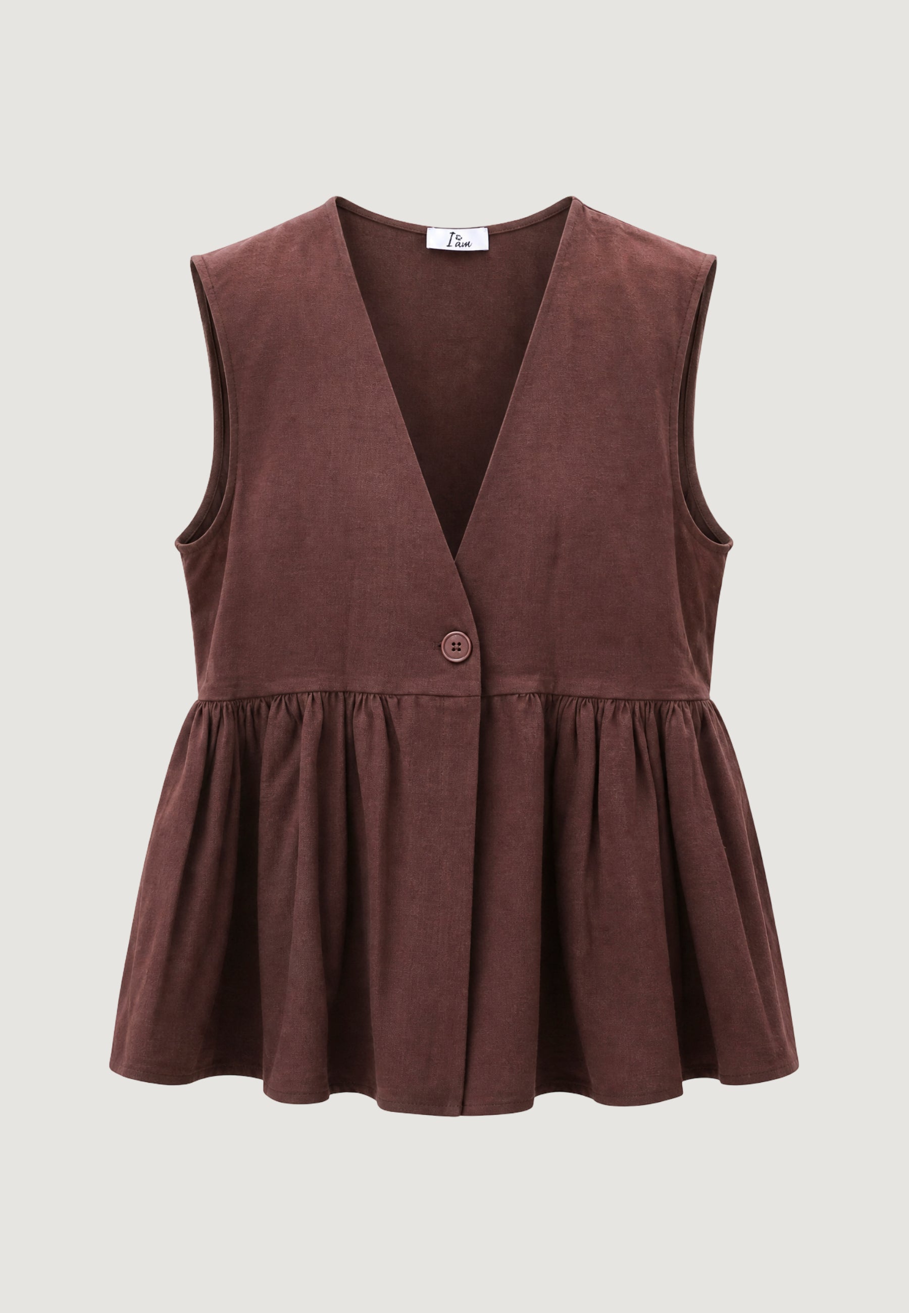Gilet da completo I am Gilet Lino Bottoni