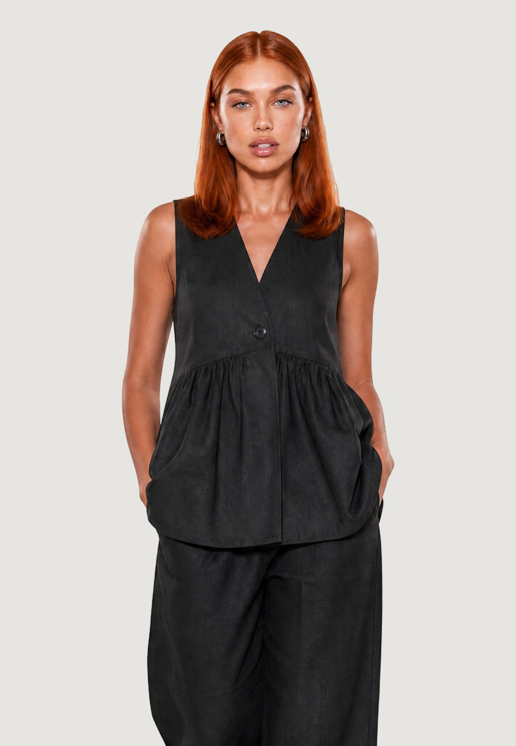 Gilet da completo I am Gilet Lino Bottoni
