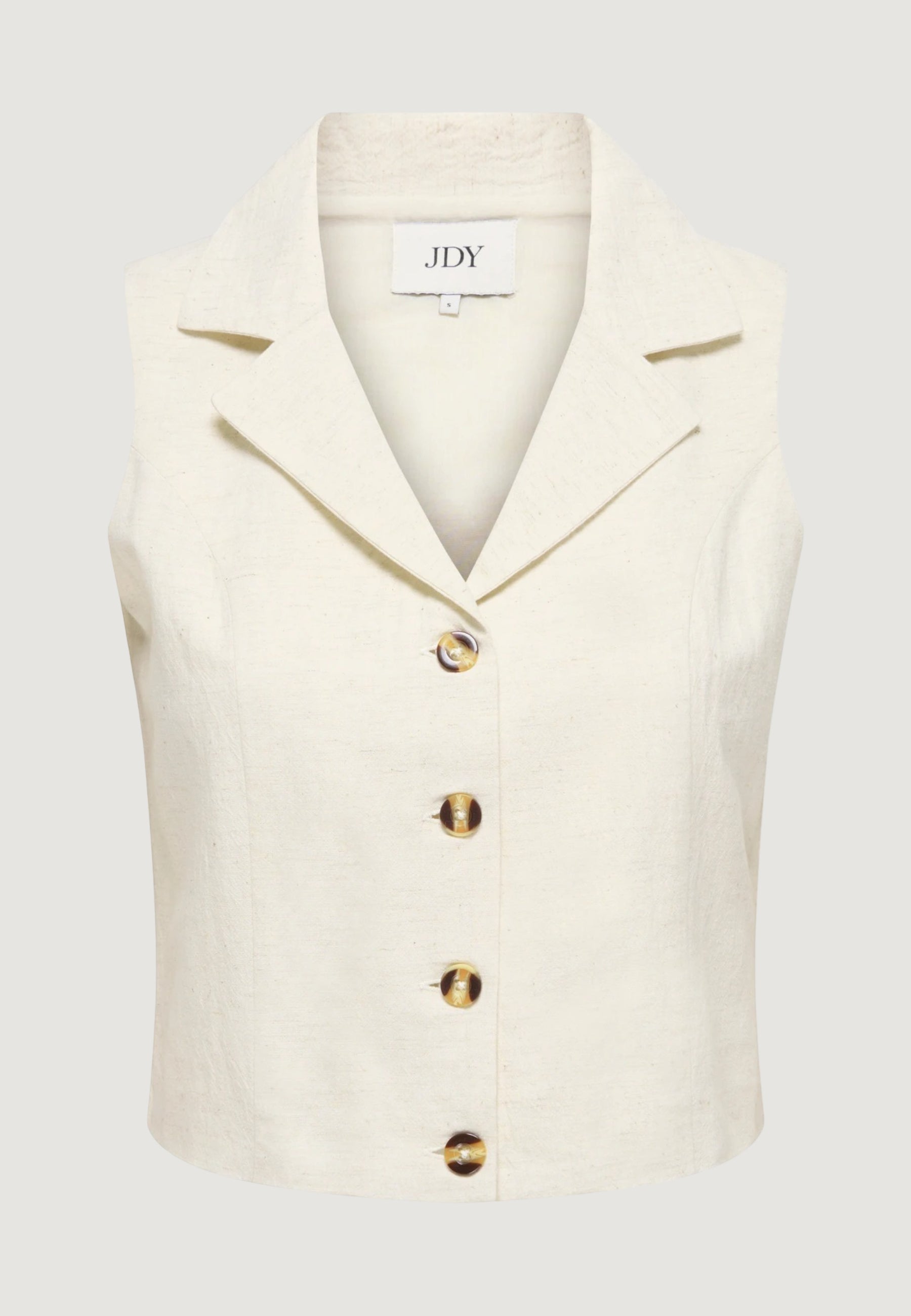 Gilet da completo Jacqueline de Yong Jdymilan Linen S/L Waistcoat Tlr