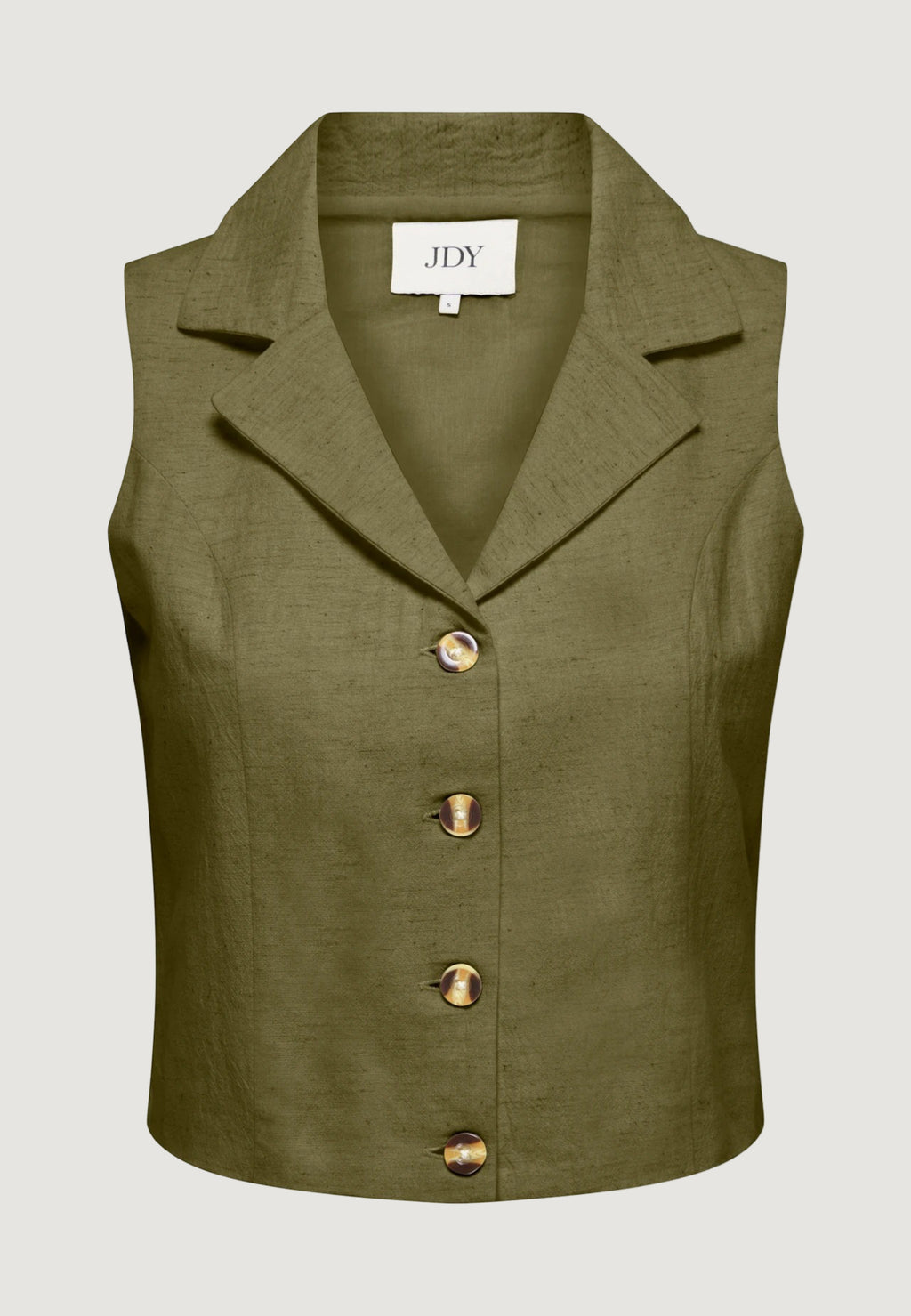 Gilet da completo Jacqueline de Yong Jdymilan Linen S/L Waistcoat Tlr