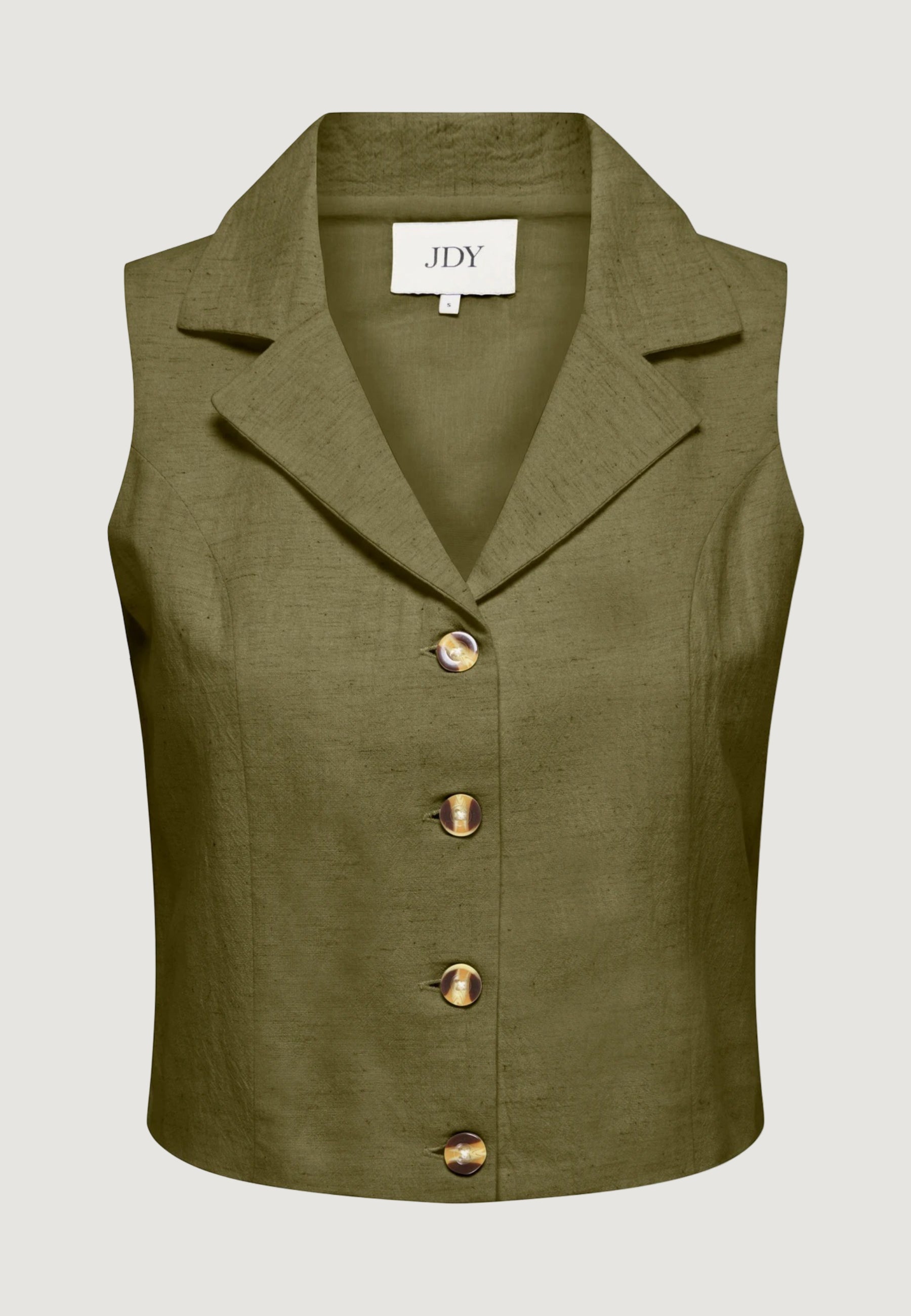 Gilet da completo Jacqueline de Yong Jdymilan Linen S/L Waistcoat Tlr