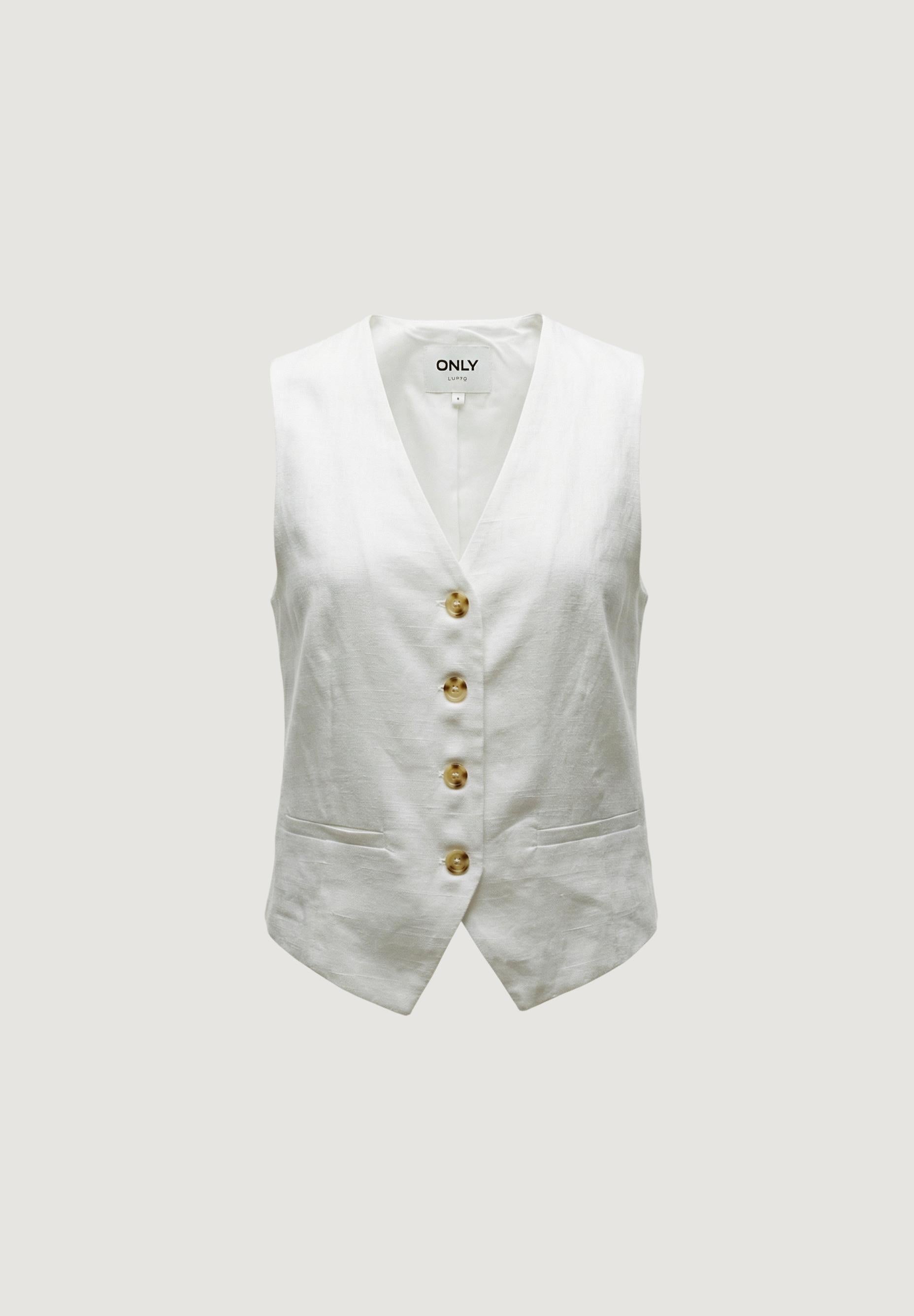 Gilet da completo Only Onlita S/L Linen Look Waistcoat Tlr