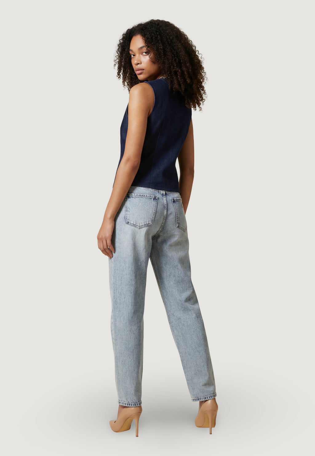 Waistcoats Only Onlashby Sl Dnm Waistcoat Qyt