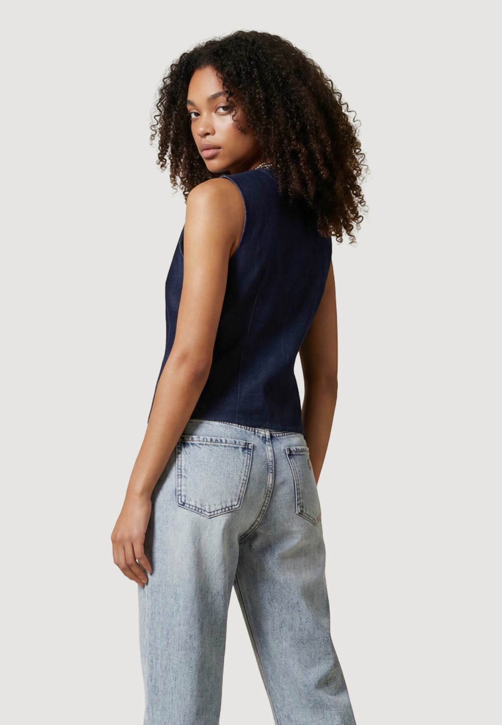 Waistcoats Only Onlashby Sl Dnm Waistcoat Qyt