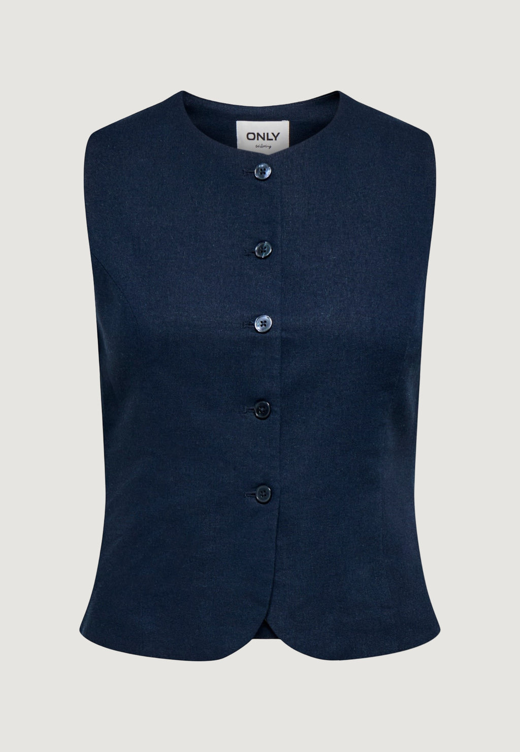 Gilet da completo Only Onlgoa S/L Linen Bl Waistcoat Cc Tlr