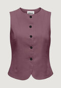 Gilet da completo Only Onlgoa S/L Linen Bl Waistcoat Cc Tlr
