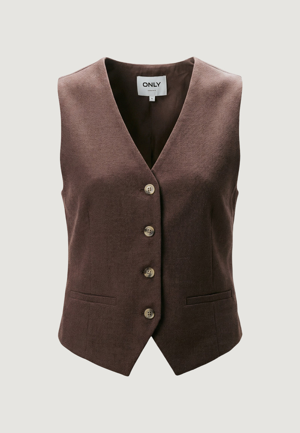 Gilet da completo Only Onlita S/L Linen Look Waistcoat Tlr