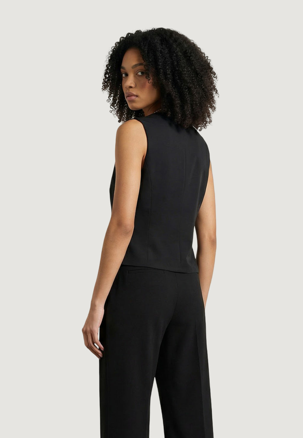 Gilet da completo Only Onlgoa S/L Linen Bl Waistcoat Cc Tlr