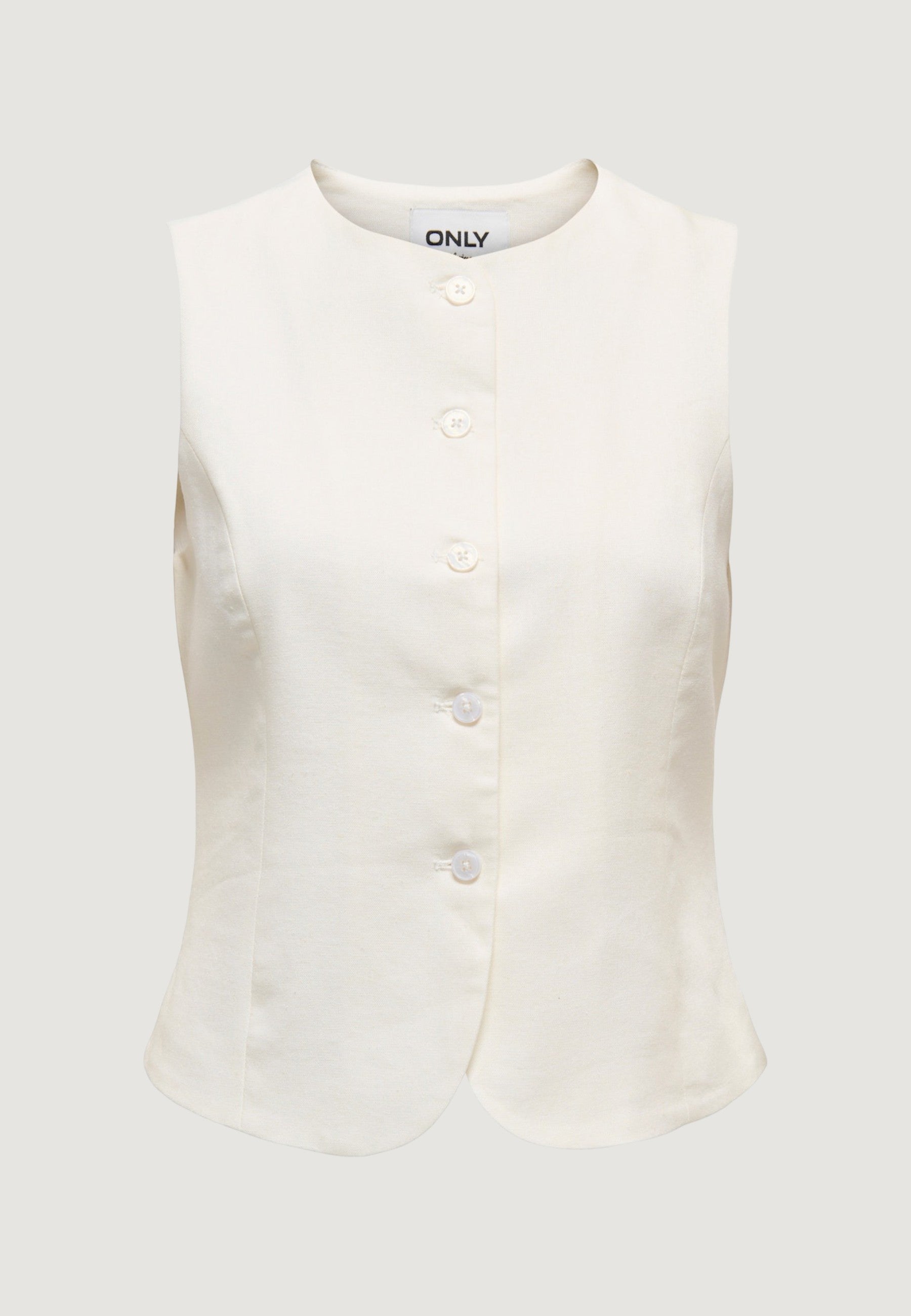 Waistcoats Only Onlgoa S/L Linen Bl Waistcoat Cc Tlr