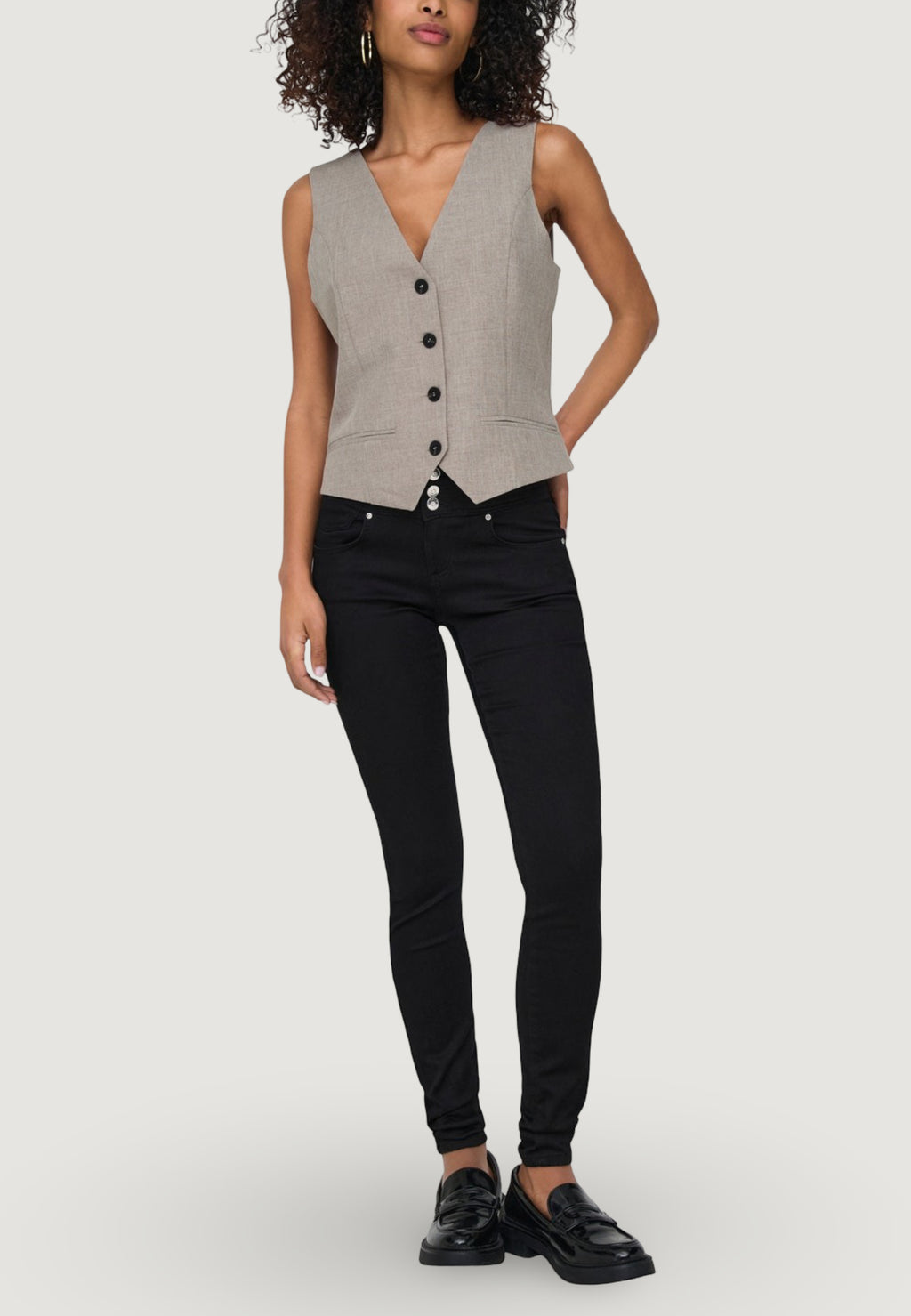 Gilet da completo Only Onllinda S/L Mel Fit Waistcoat Tlr Noos