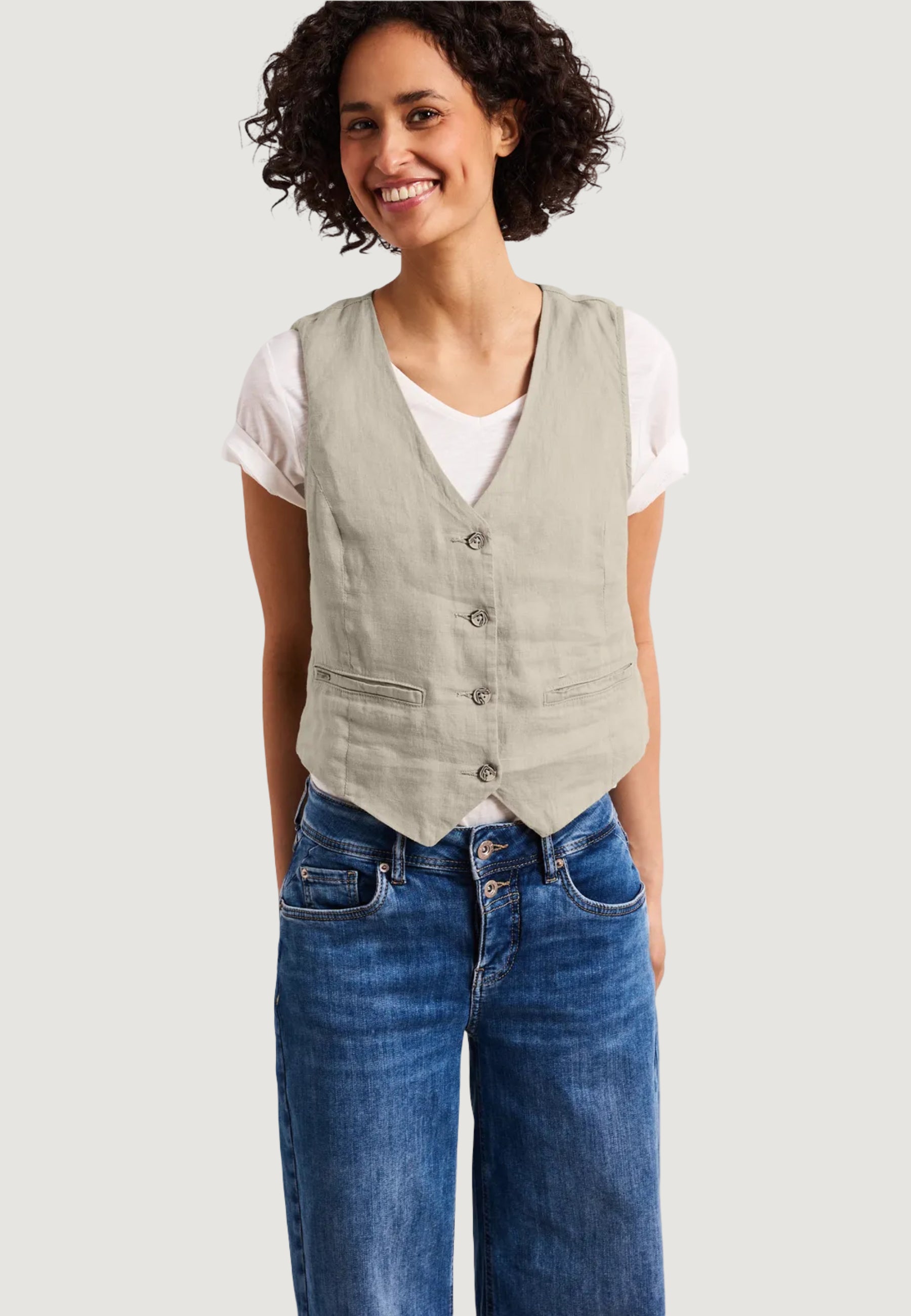 Gilet da completo Street One SOL_Short Vest Buttons