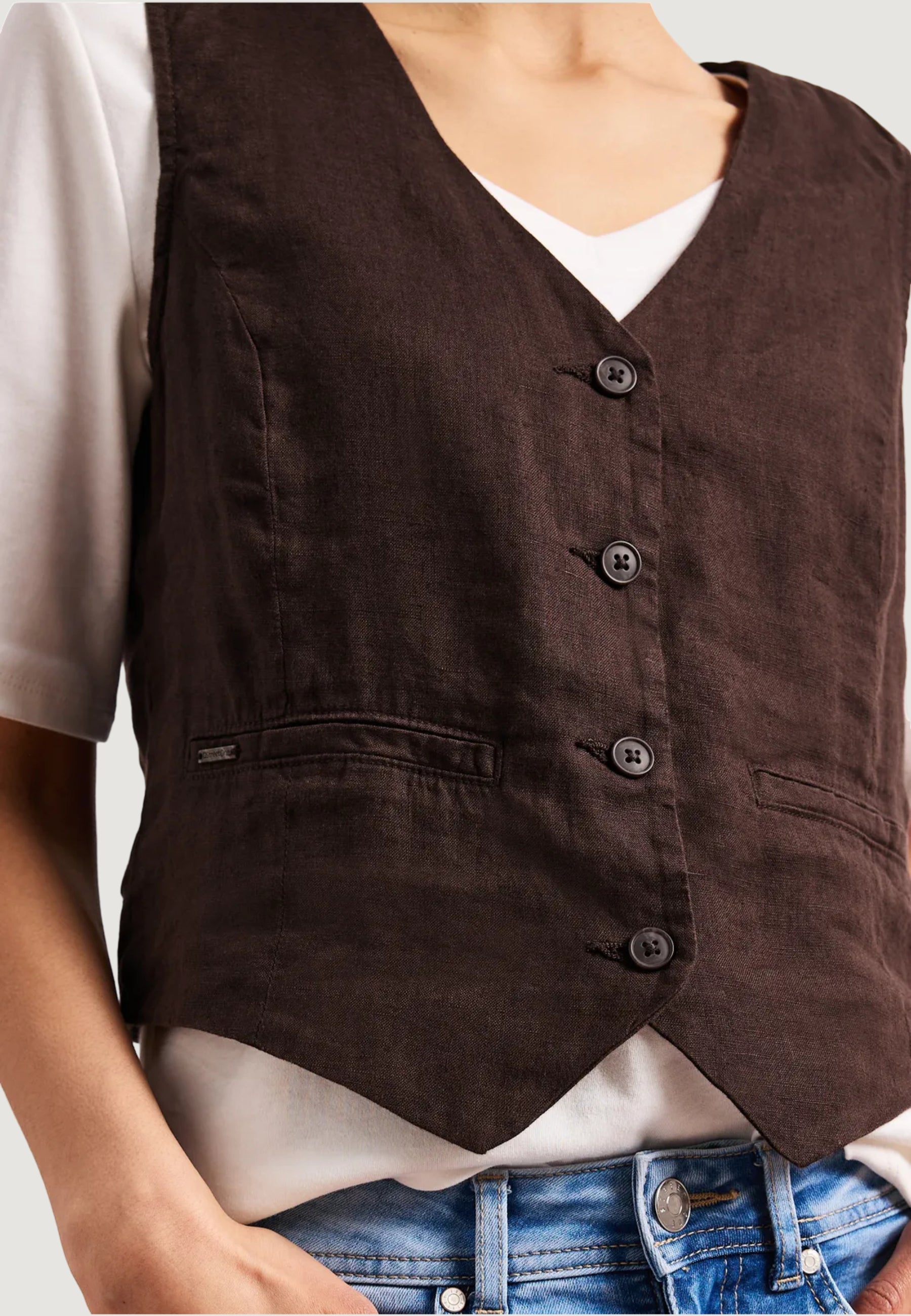 Gilet da completo Street One SOL_Short Vest Buttons